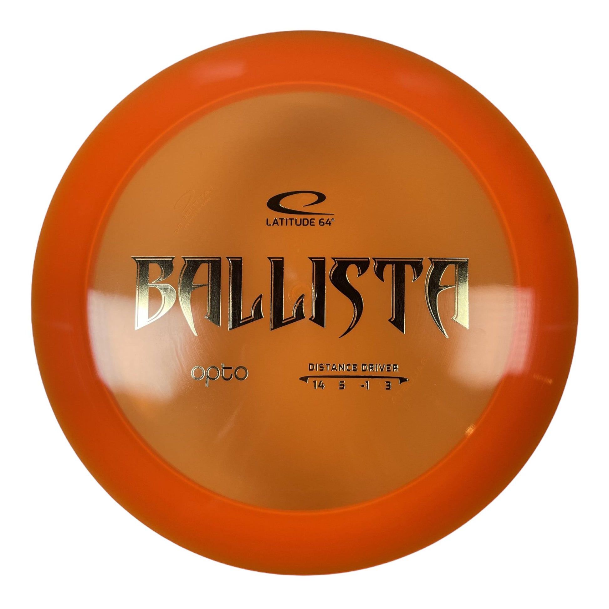Latitude 64 Ballista | Opto | Orange/Gold 175g Disc Golf