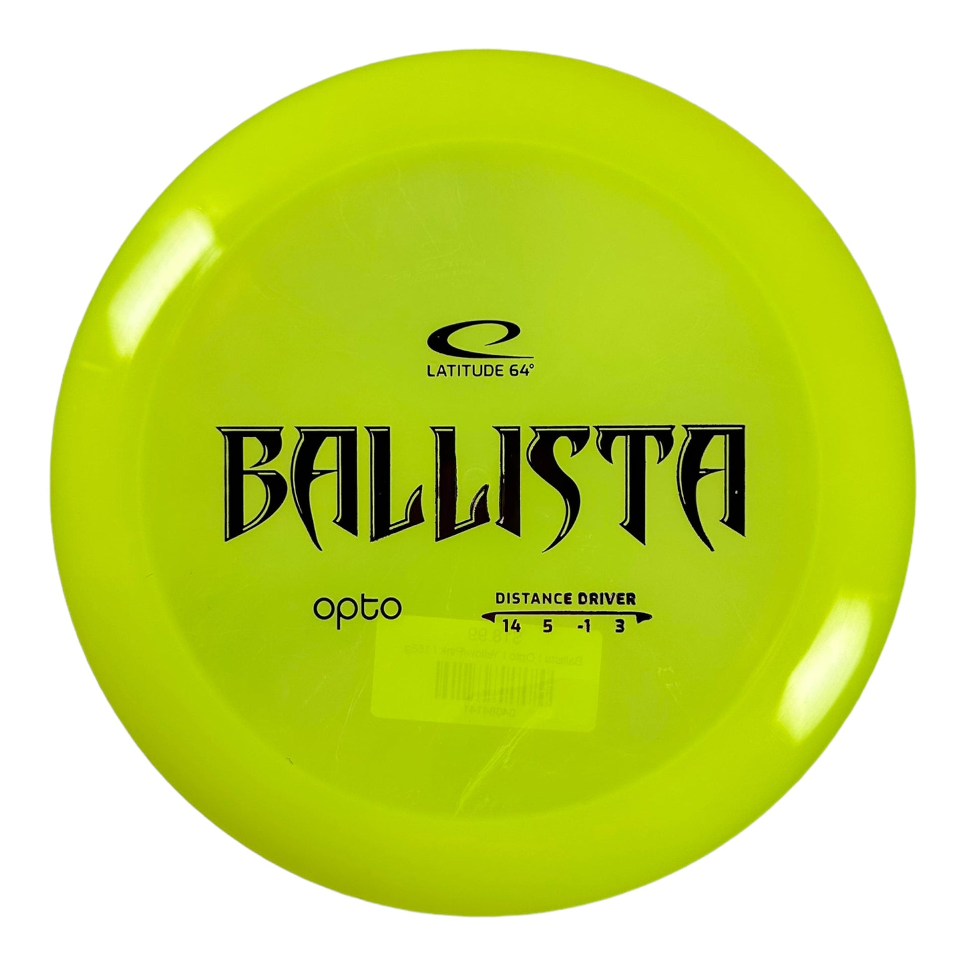 Latitude 64 Ballista | Opto | Yellow/Pink 168-171g Disc Golf