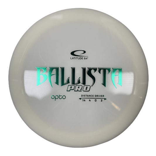 Latitude 64 Ballista Pro | Opto | White/Green 173-176g Disc Golf