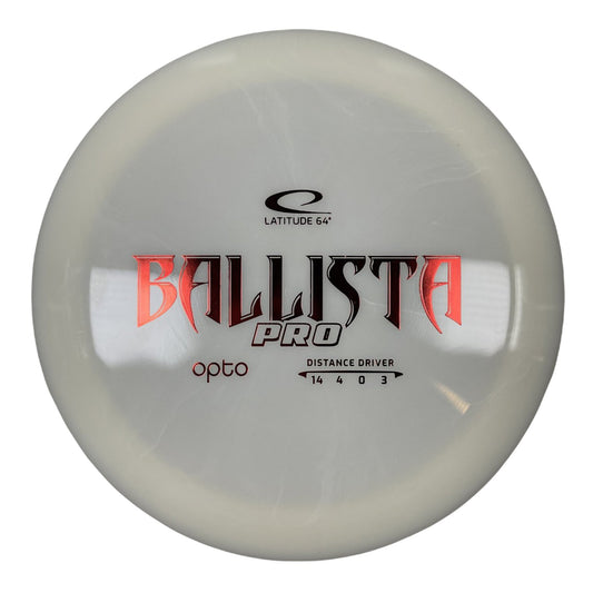 Latitude 64 Ballista Pro | Opto | White/Red 168-169g Disc Golf