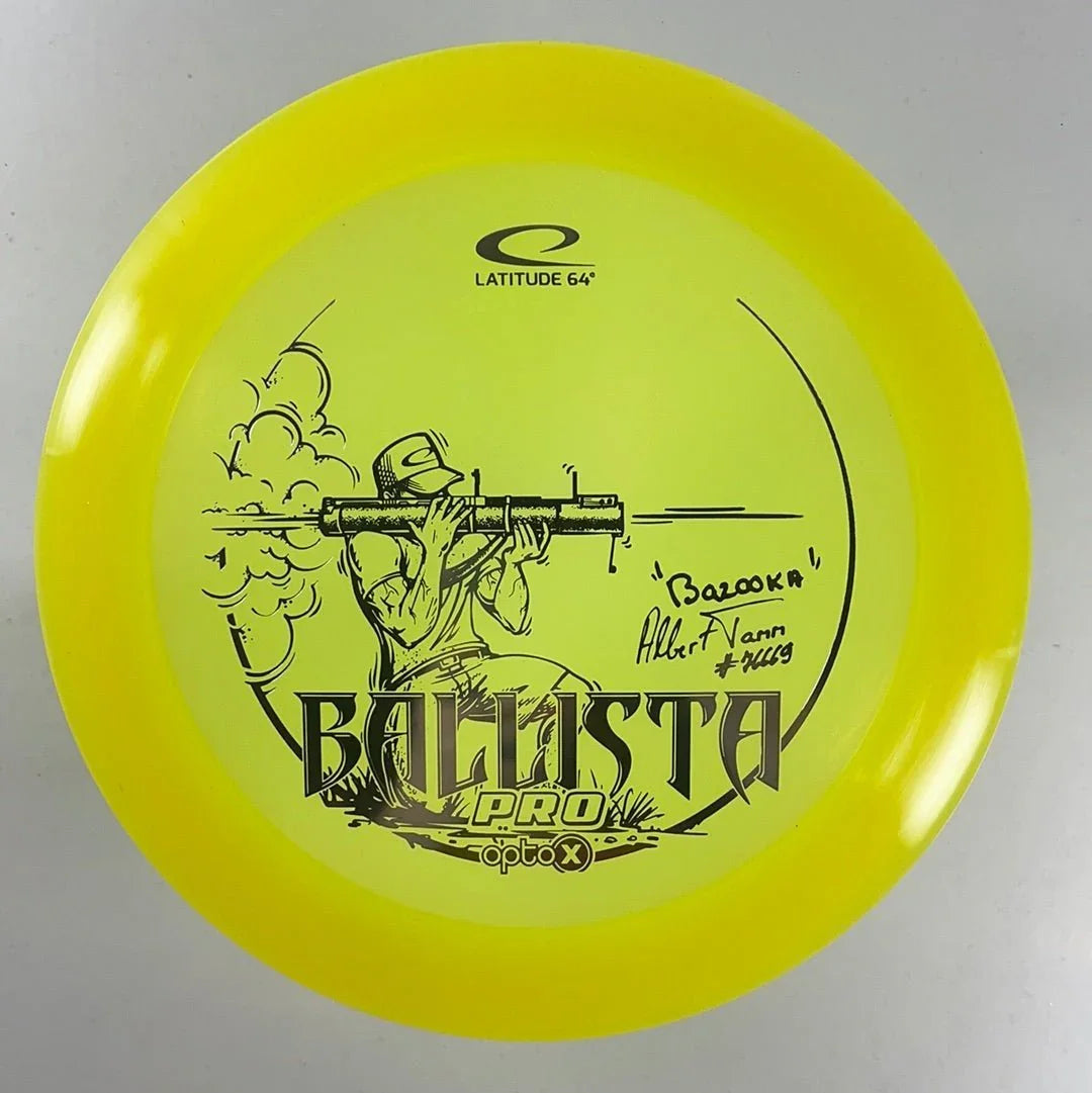 Latitude 64 Ballista Pro | Opto - X | Yellow/Silver 174g (Albert Tamm) Disc Golf