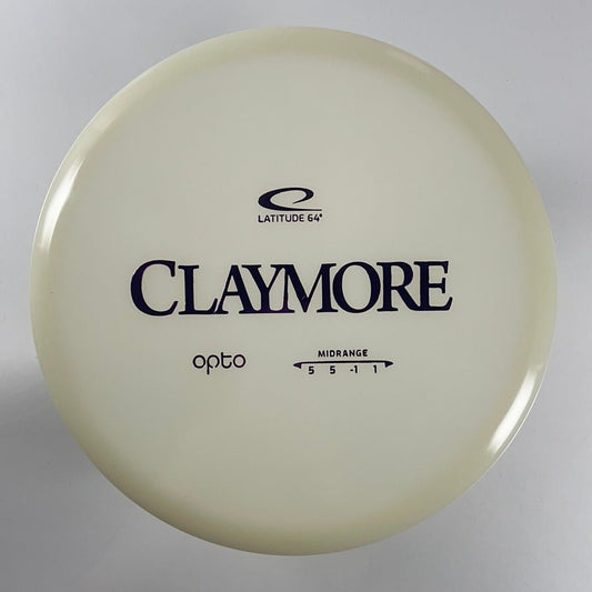 Latitude 64 Claymore | Opto | White/Purple 169g Disc Golf