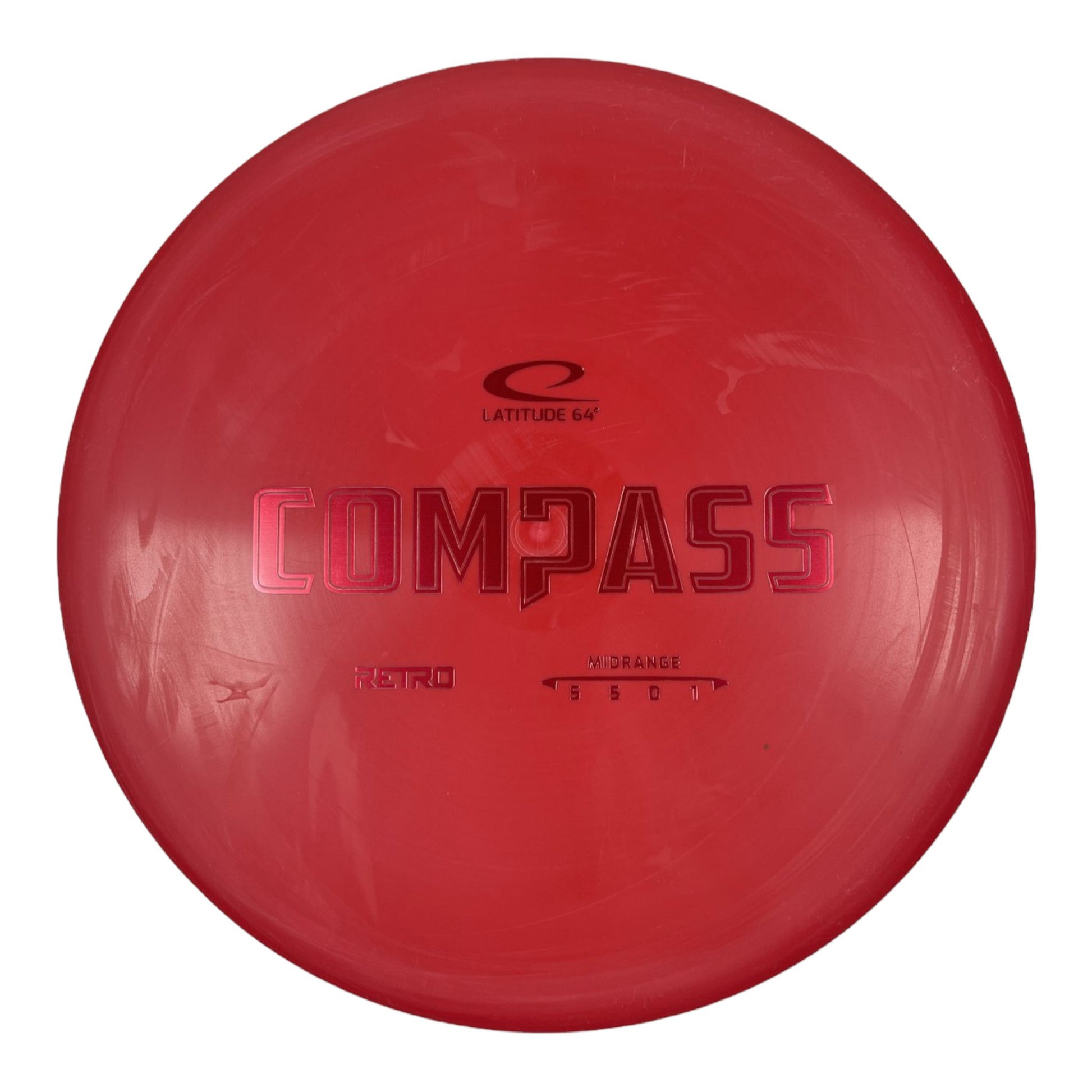 Latitude 64 Compass | Retro | Red/Red 179g Disc Golf