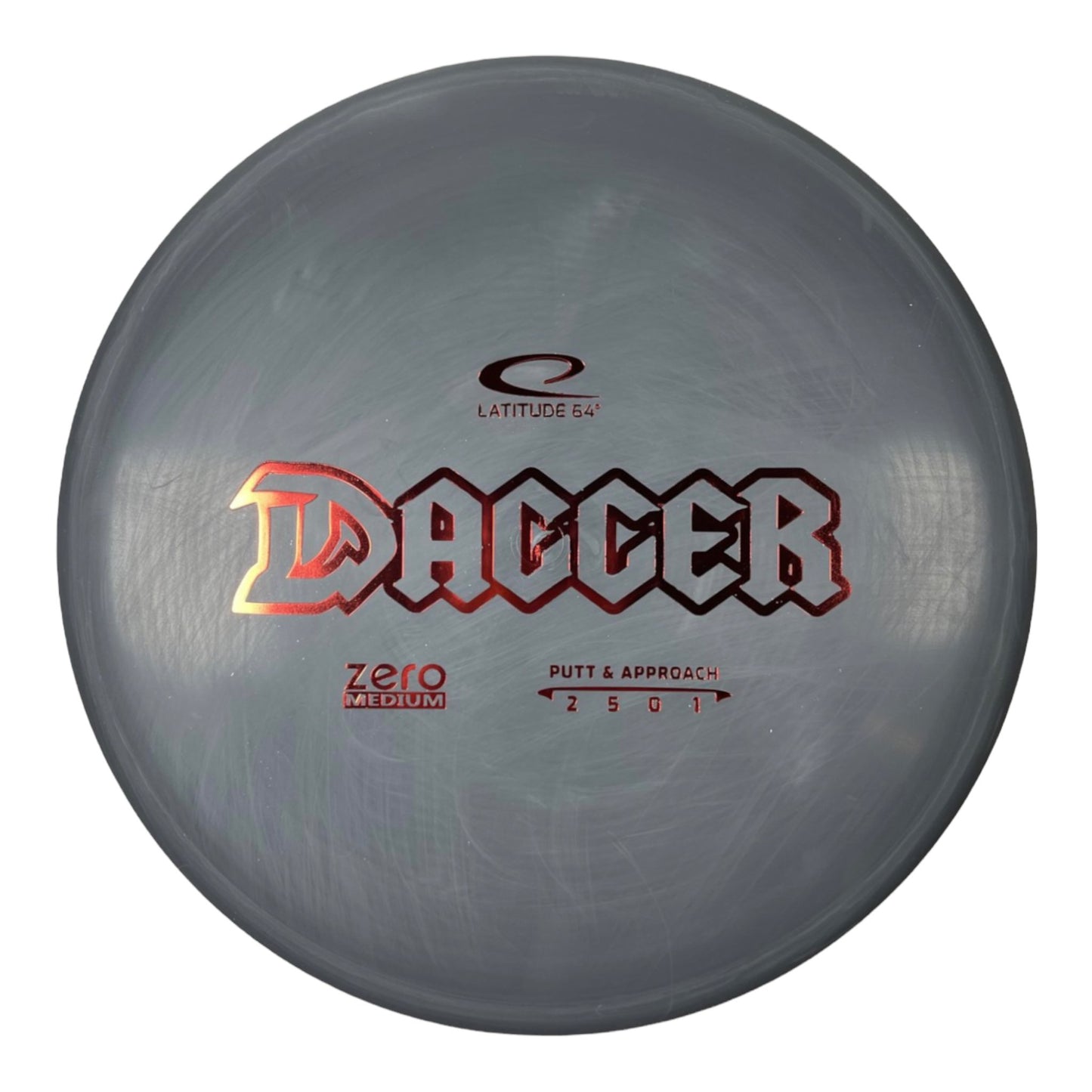 Latitude 64 Dagger | Zero Medium | Grey/Red 173g Disc Golf