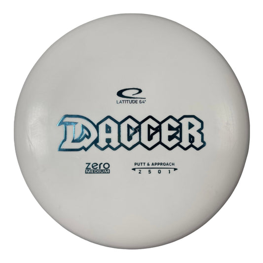 Latitude 64 Dagger | Zero Medium | White/Blue 173g Disc Golf