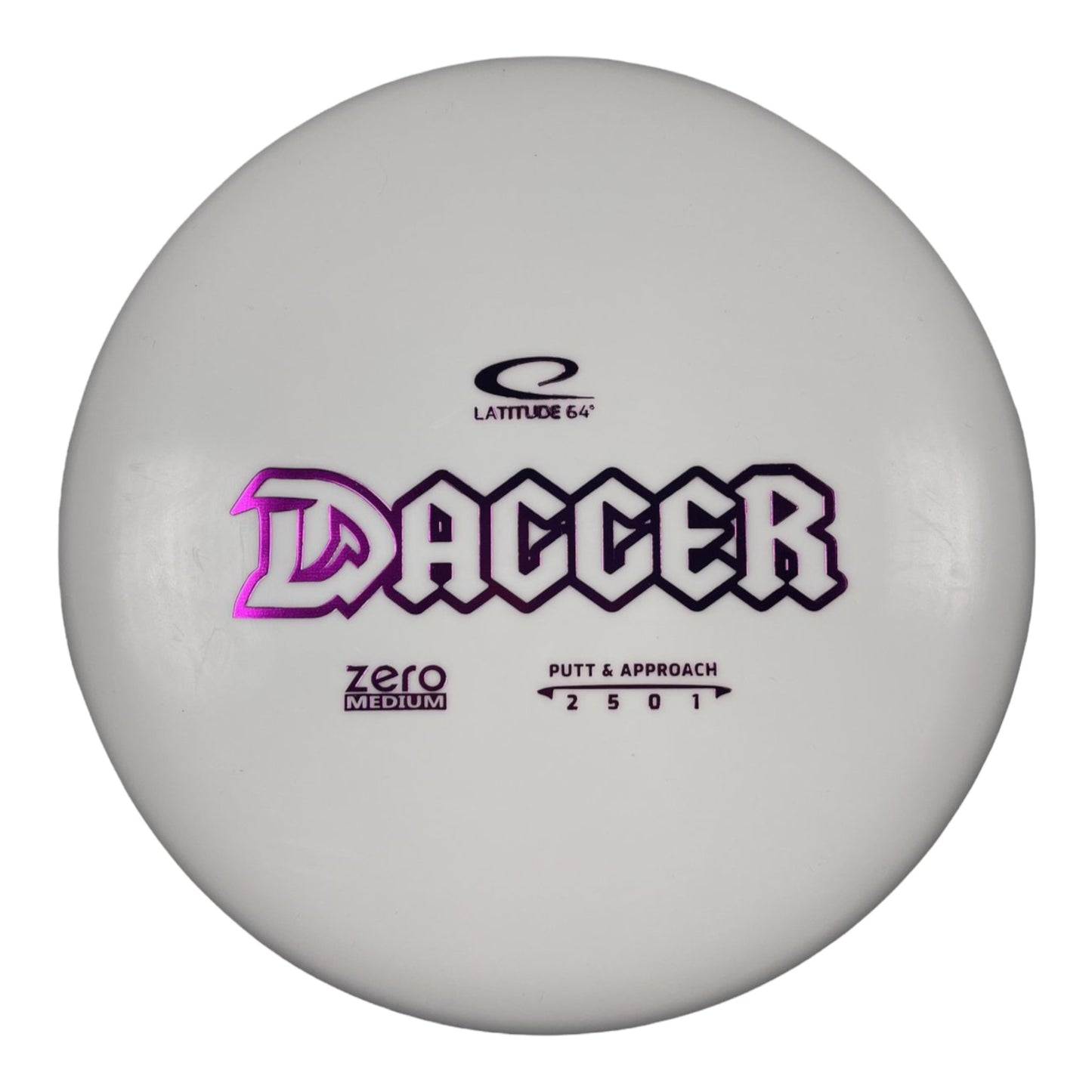 Latitude 64 Dagger | Zero Medium | White/Pink 173g Disc Golf