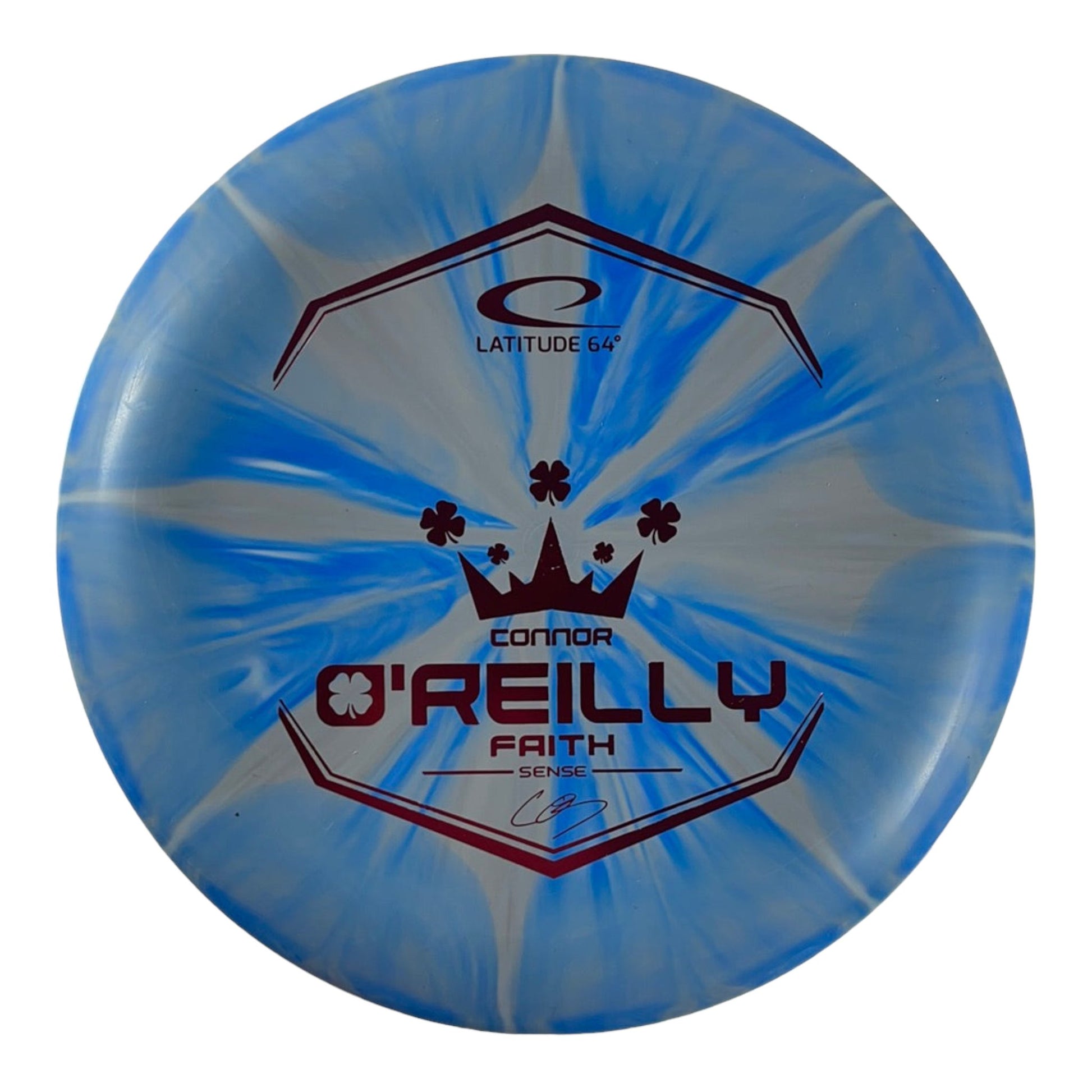 Latitude 64 Faith | Royal Sense Burst | Blue/Red 173g Disc Golf