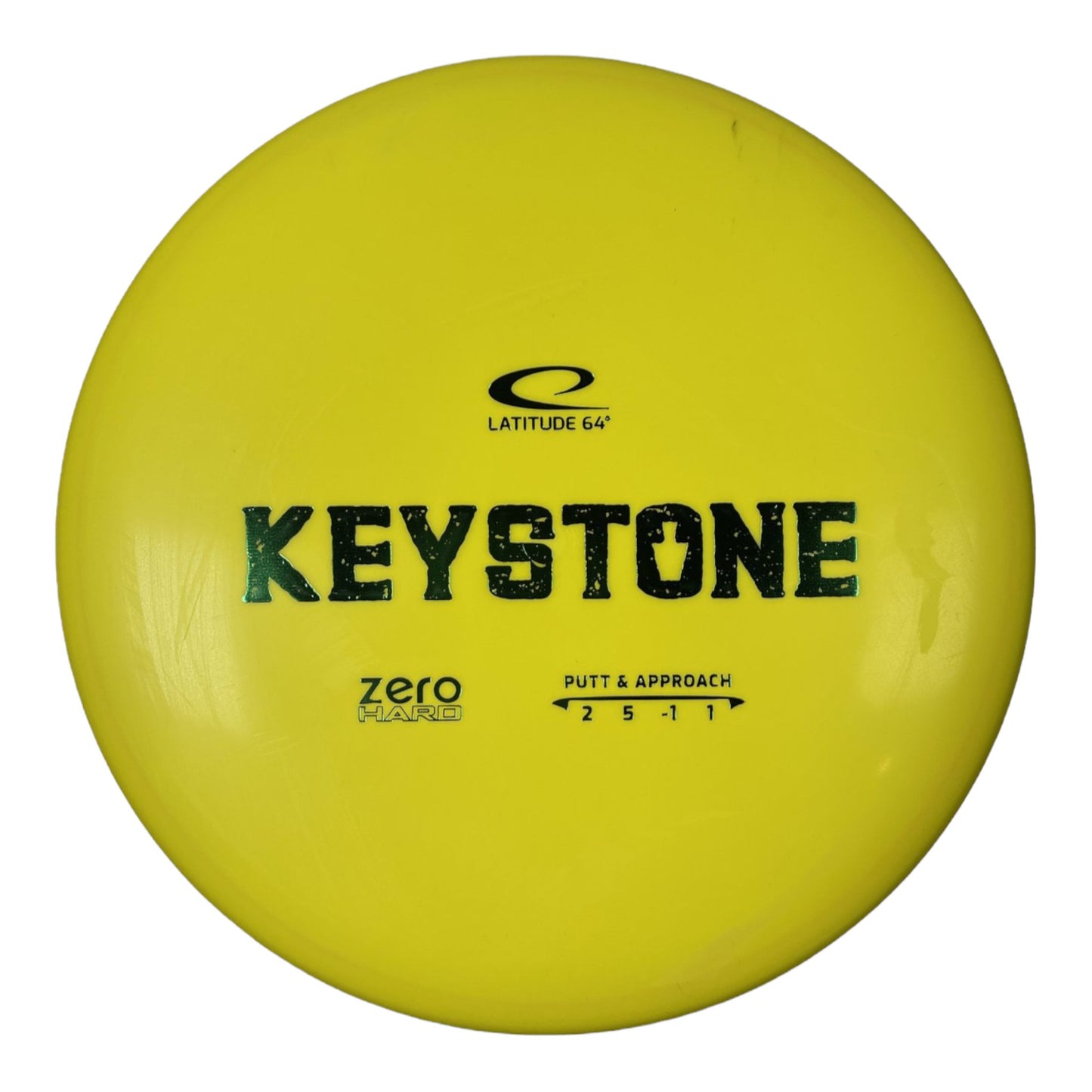 Latitude 64 Keystone | Zero Hard | Yellow/Green 174g Disc Golf