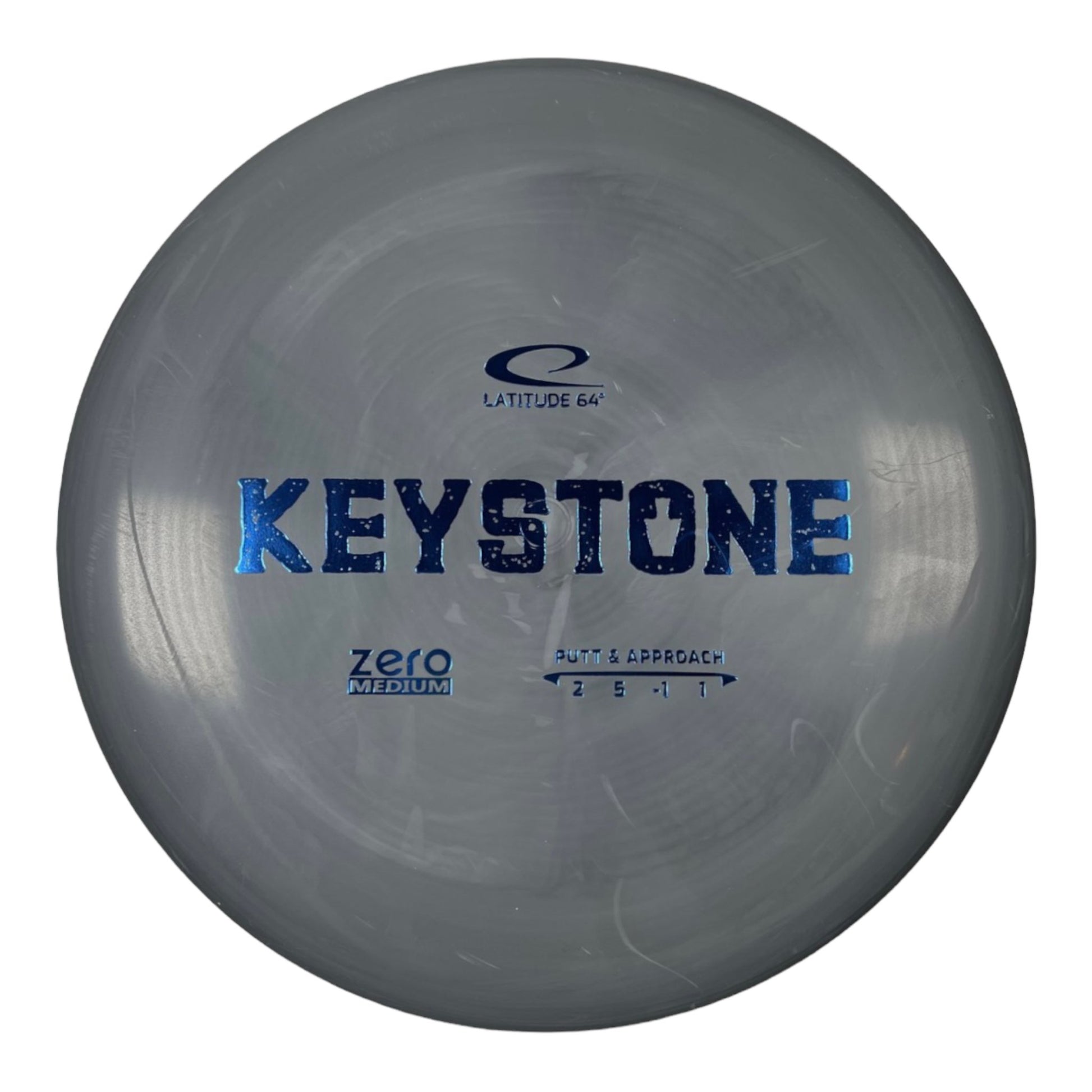 Latitude 64 Keystone | Zero Medium | Grey/Blue 175g Disc Golf