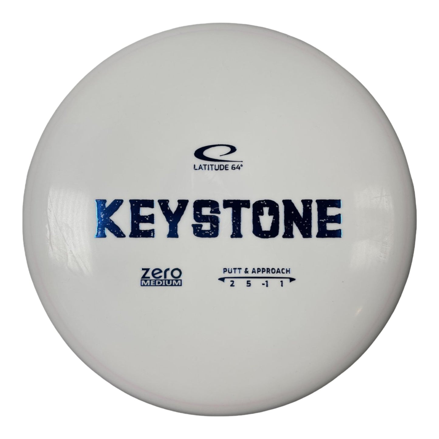 Latitude 64 Keystone | Zero Medium | White/Blue 173-175g Disc Golf