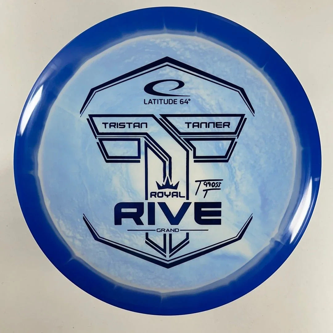 Latitude 64 Rive | Royal Grand Orbit | Blue/Blue 173 - 174g (Tristan Tanner) Disc Golf