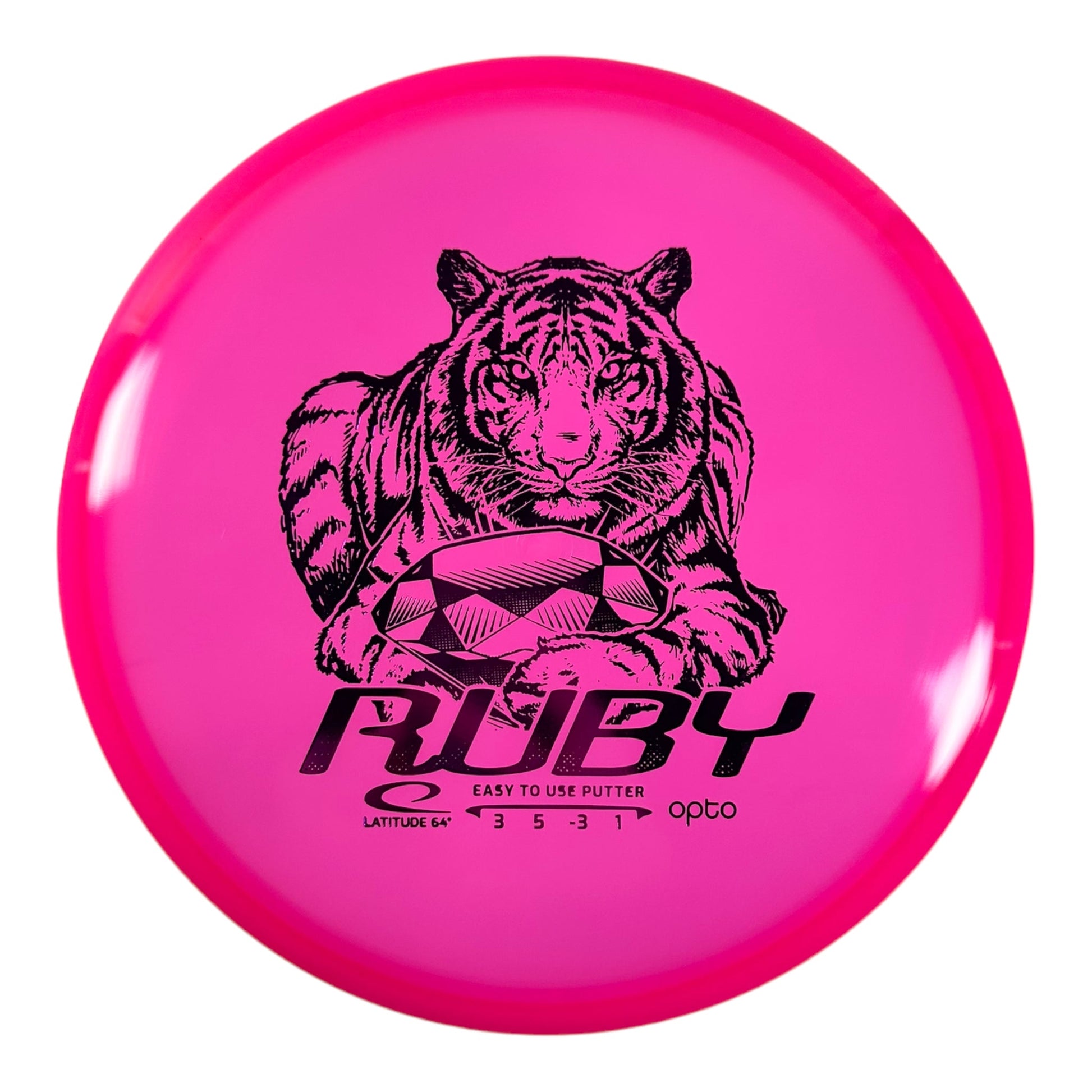 Latitude 64 Ruby | Opto | Pink/Pink 157g Disc Golf