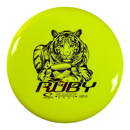 Latitude 64 Ruby | Opto | Yellow/Red 157g Disc Golf