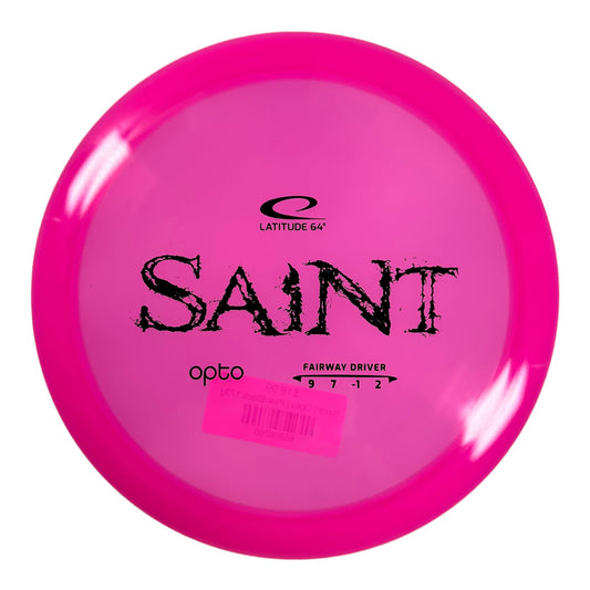 Latitude 64 Saint | Opto | Pink/Black 173g Disc Golf