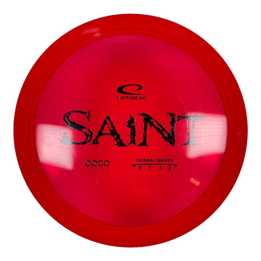 Latitude 64 Saint | Opto | Red/Black 173g Disc Golf