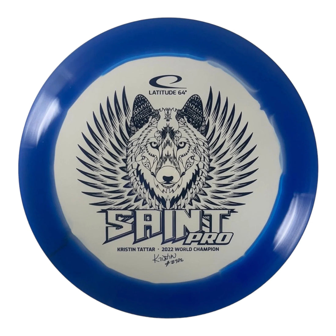 Latitude 64 Saint Pro | Gold Orbit | Blue/Blue 170 - 171g (Kristin Tattar) Disc Golf