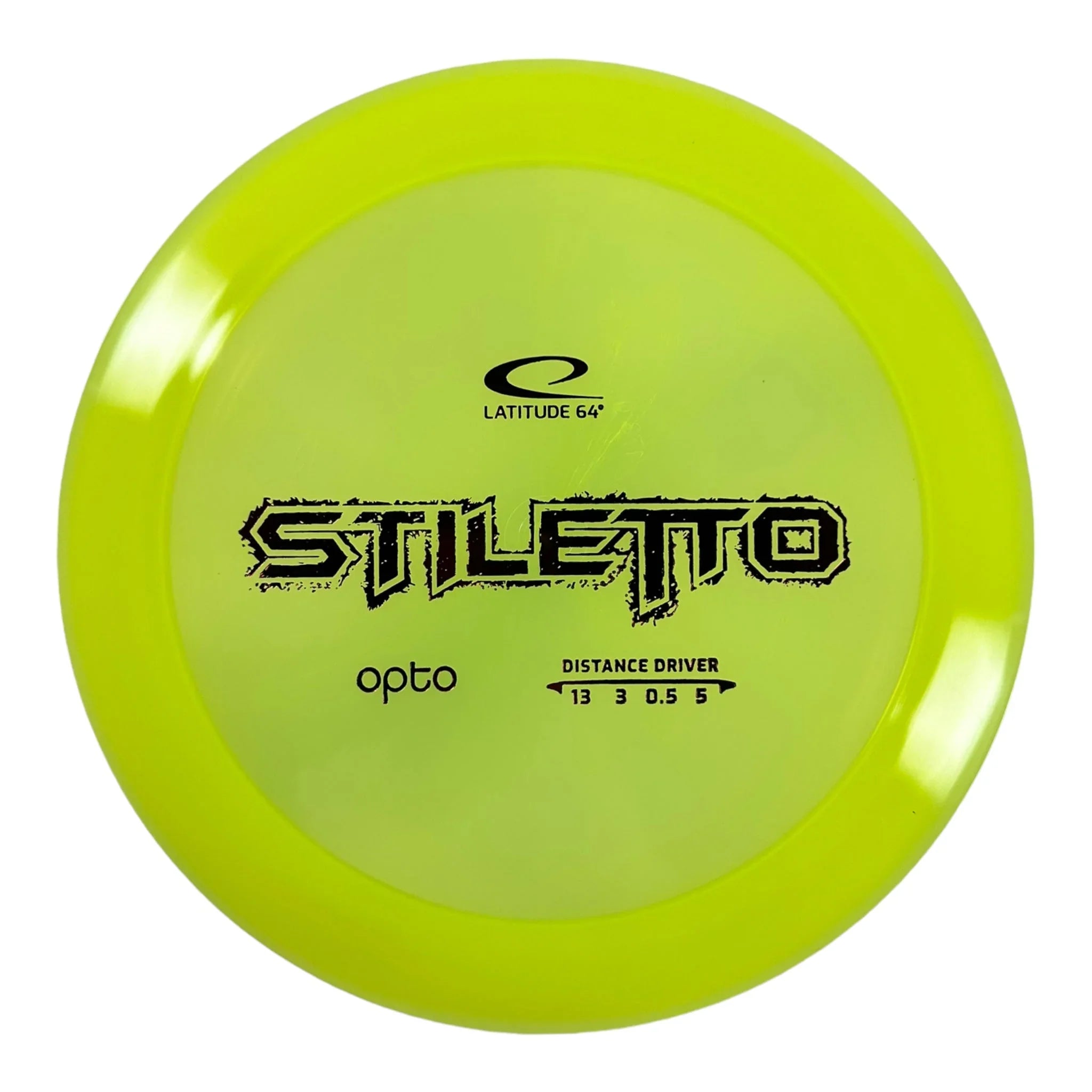 Latitude 64 Stiletto | Opto | Yellow/Red 173 - 174g Disc Golf