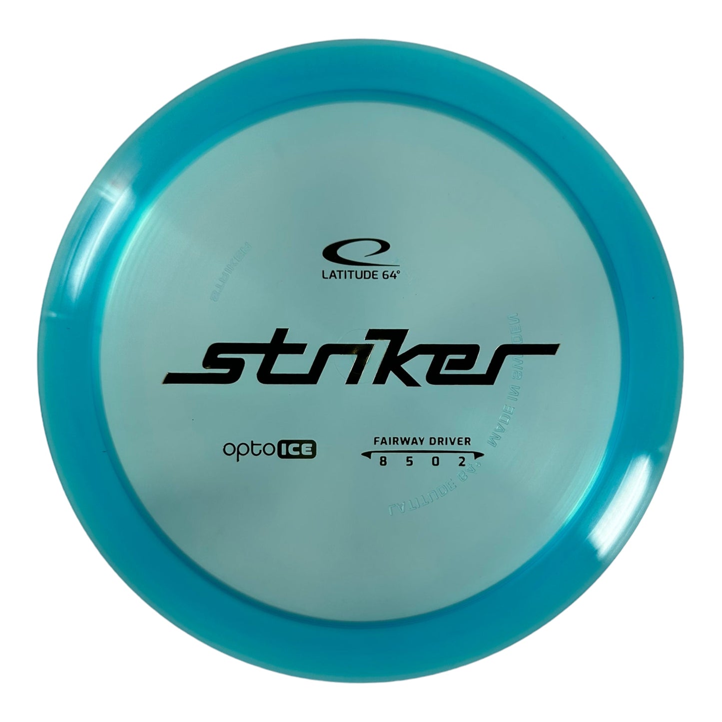 Latitude 64 Striker | Opto ICE | Blue/Gold 174g Disc Golf