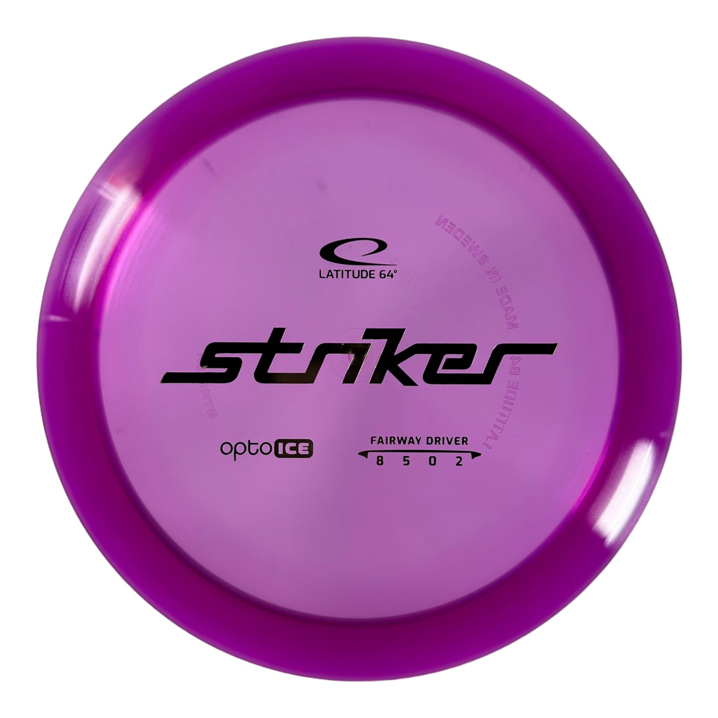 Latitude 64 Striker | Opto ICE | Purple/Gold 174g Disc Golf