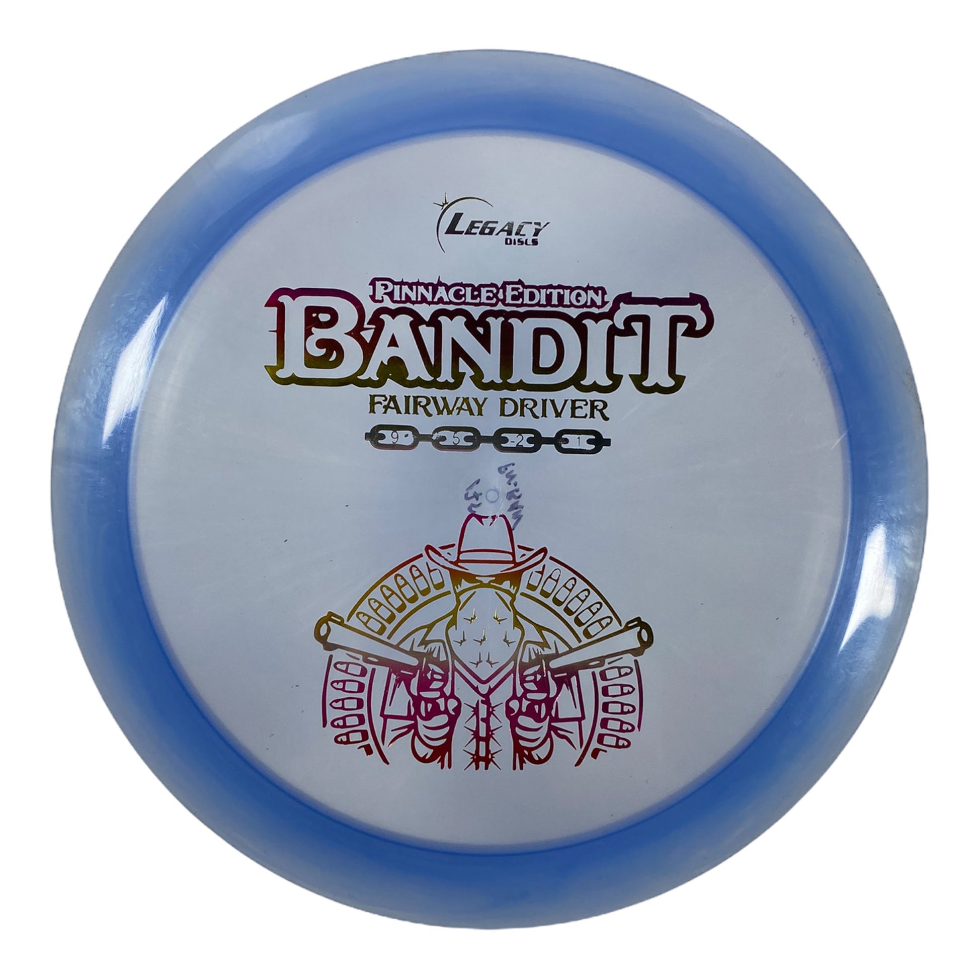 Legacy Discs Bandit | Pinnacle | Blue/Rainbow 175g Disc Golf