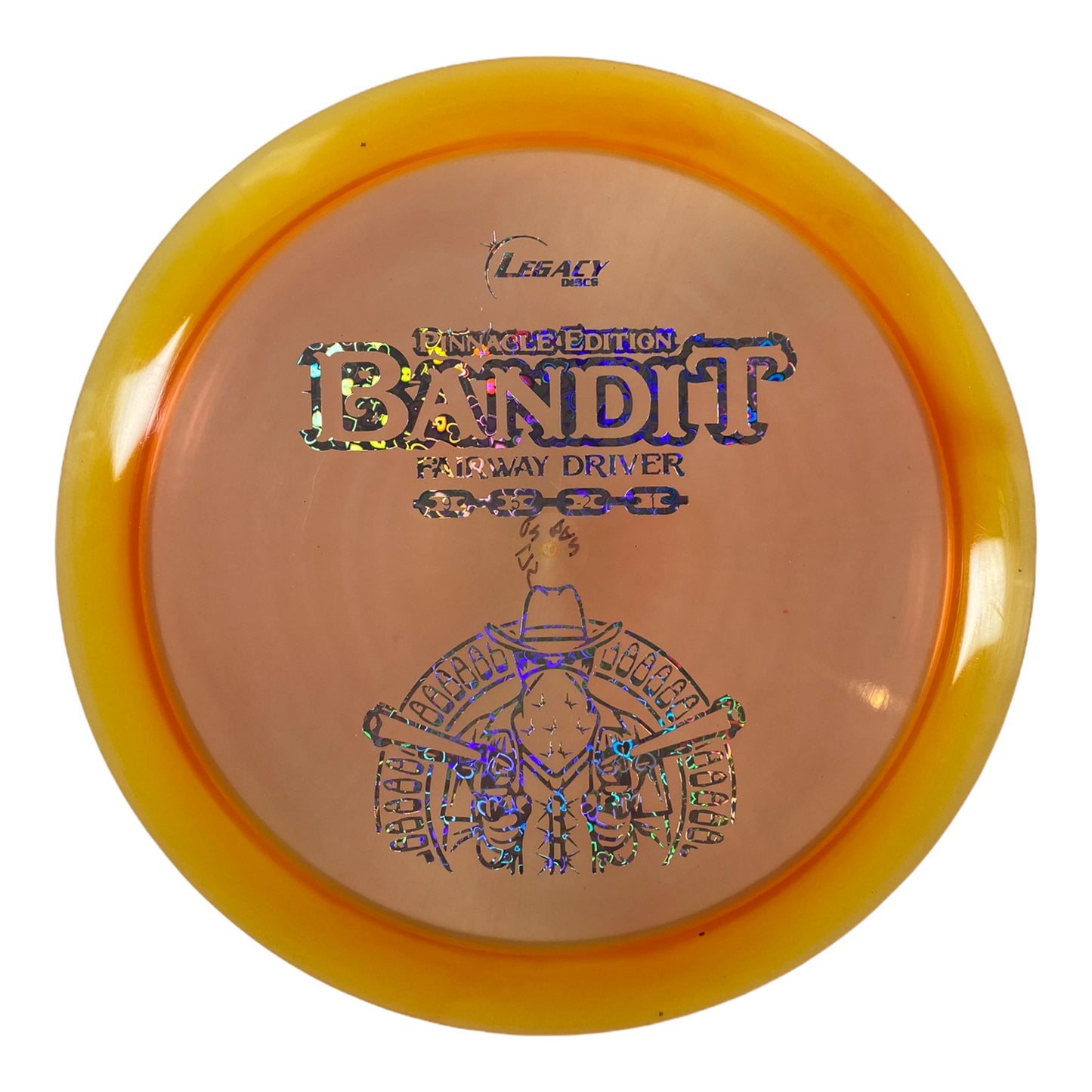 Legacy Discs Bandit | Pinnacle | Orange/Holo 175g Disc Golf