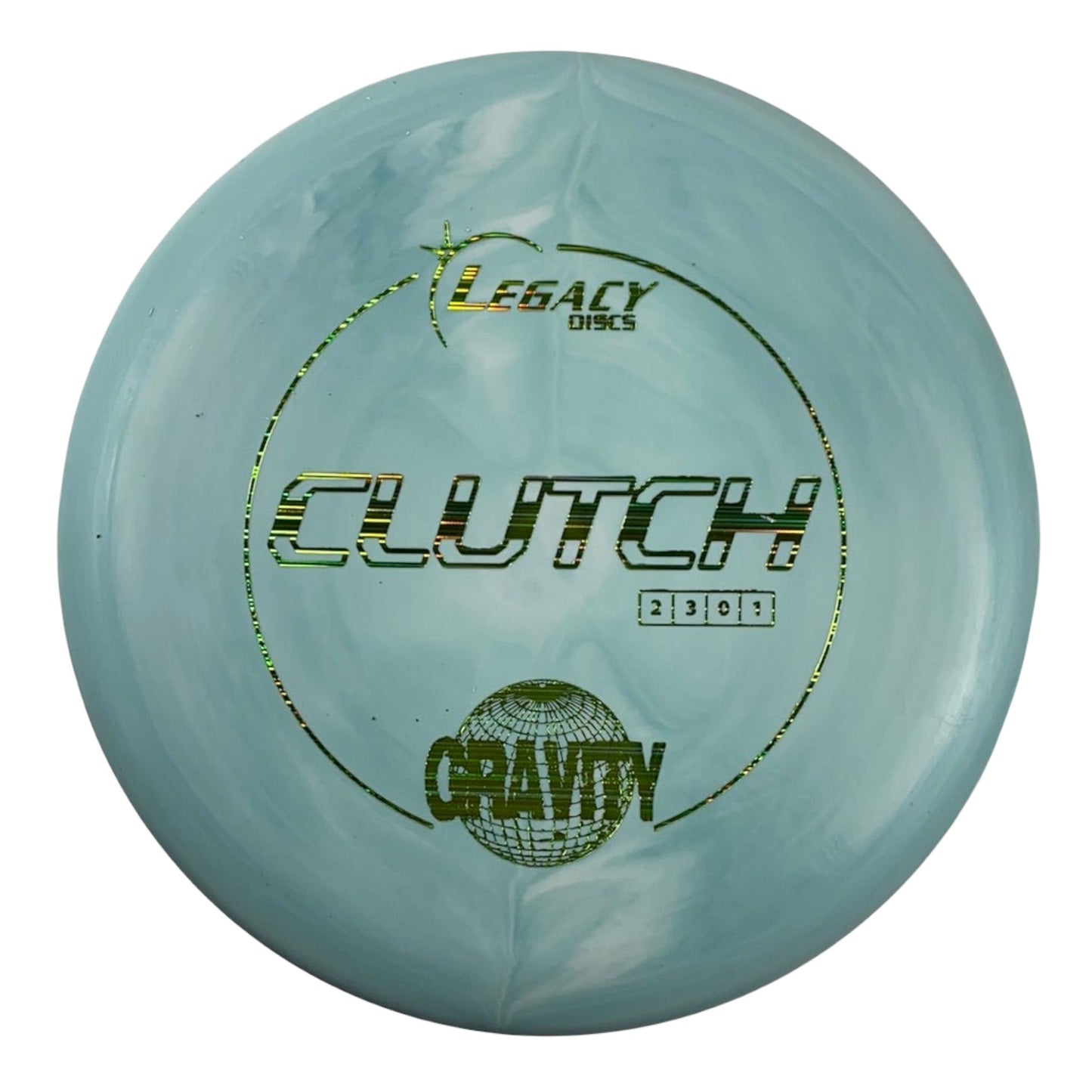 Legacy Discs Clutch | Gravity | Blue/Green 175g Disc Golf