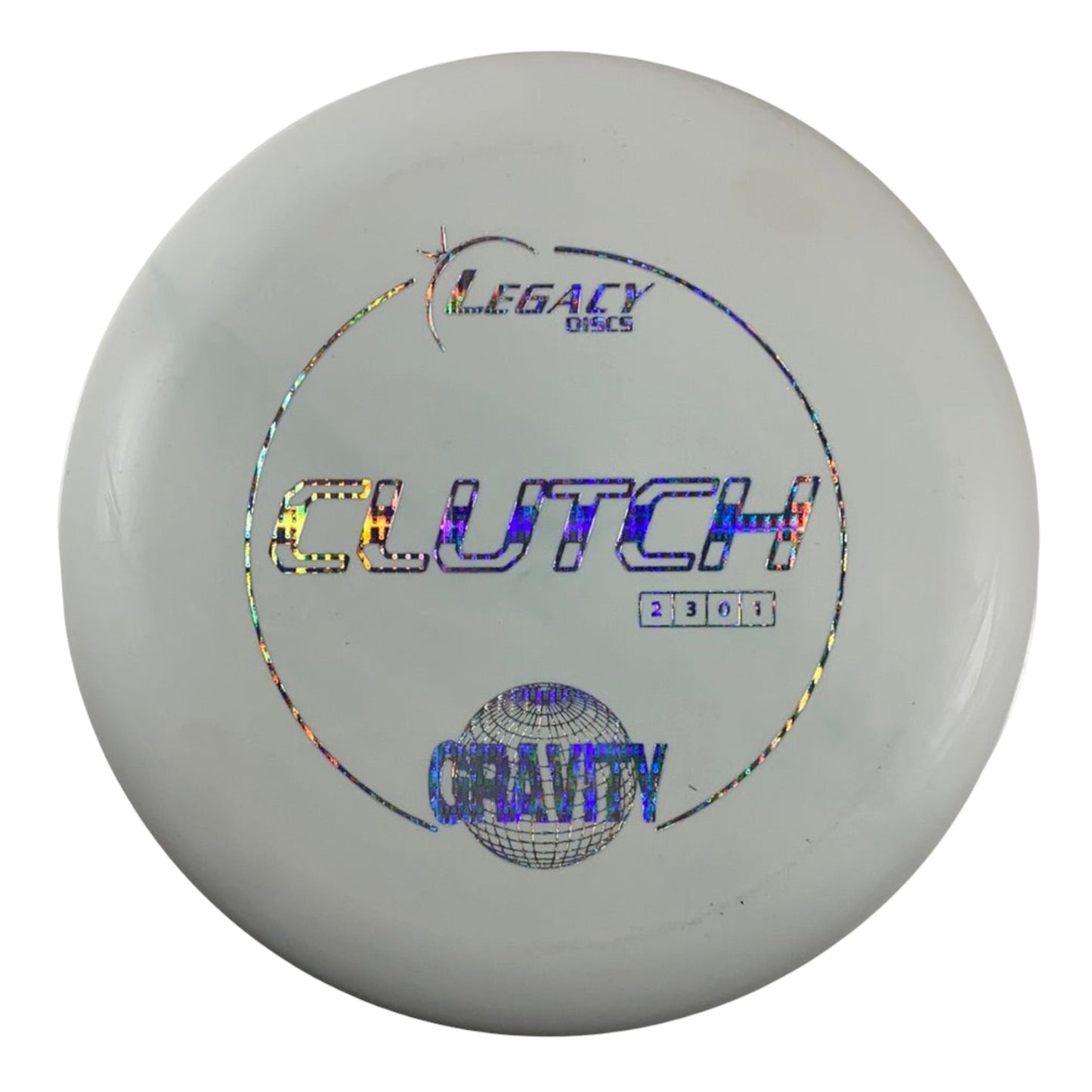 Legacy Discs Clutch | Gravity | White/Holo 175g Disc Golf