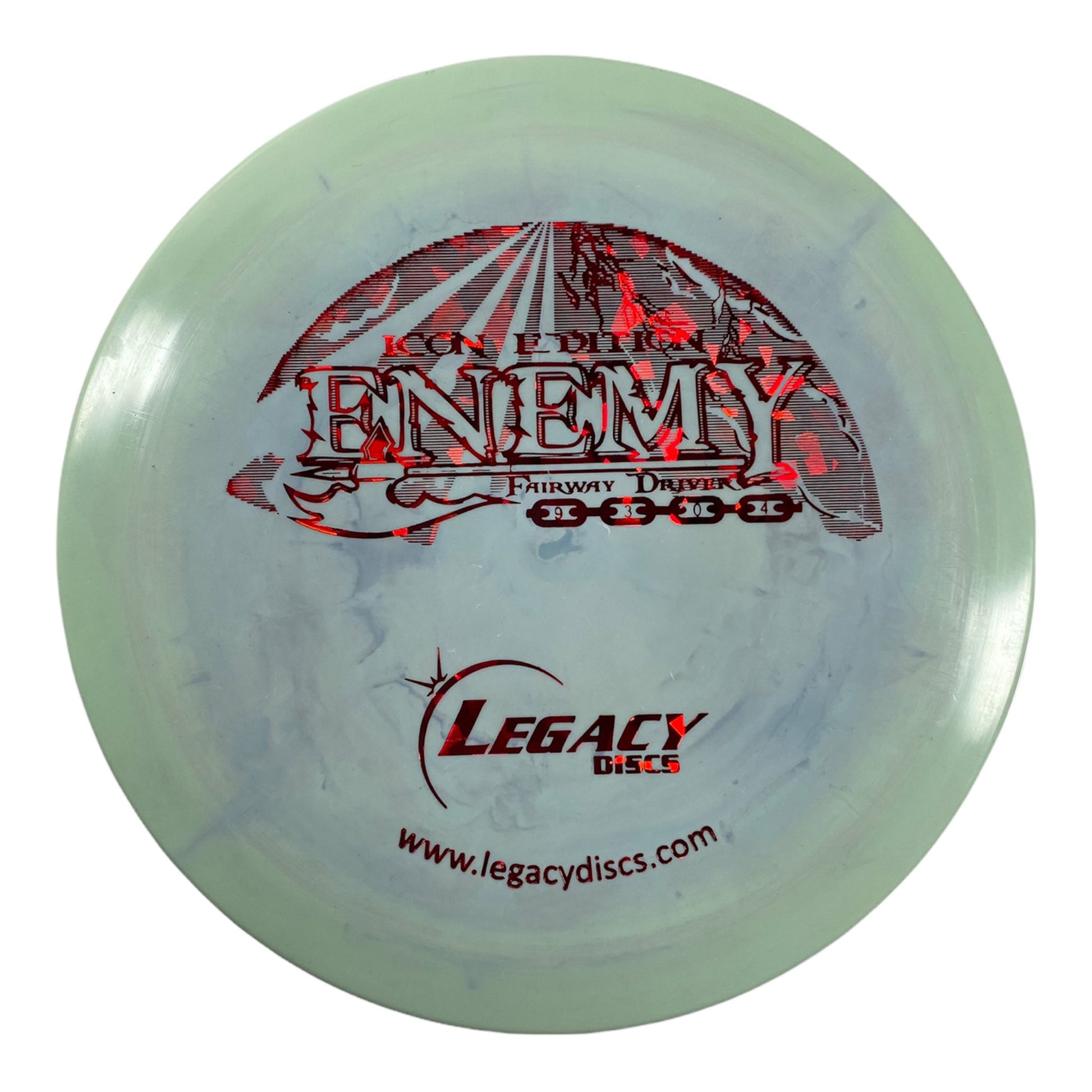 Legacy Discs Enemy | Icon | Green/Red 167g Disc Golf