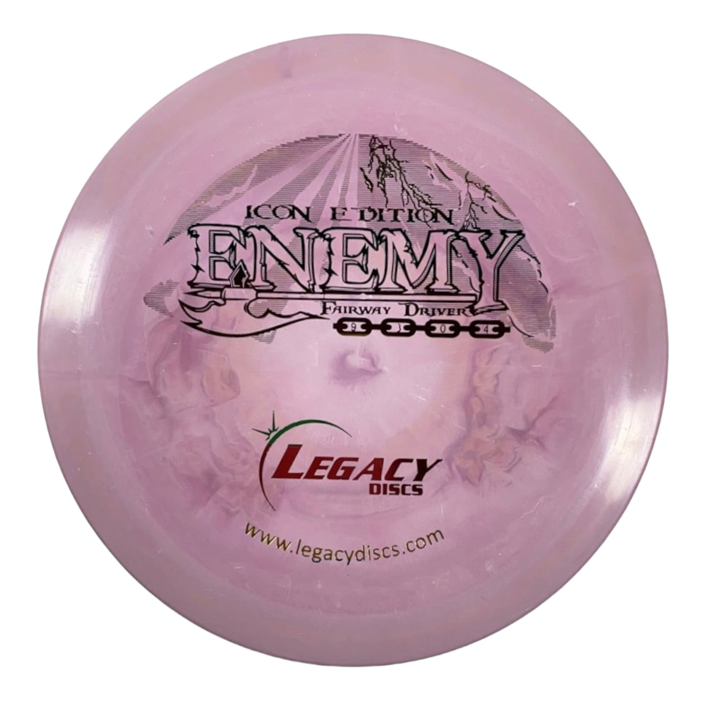 Legacy Discs Enemy | Icon | Pink/Rasta 167g Disc Golf