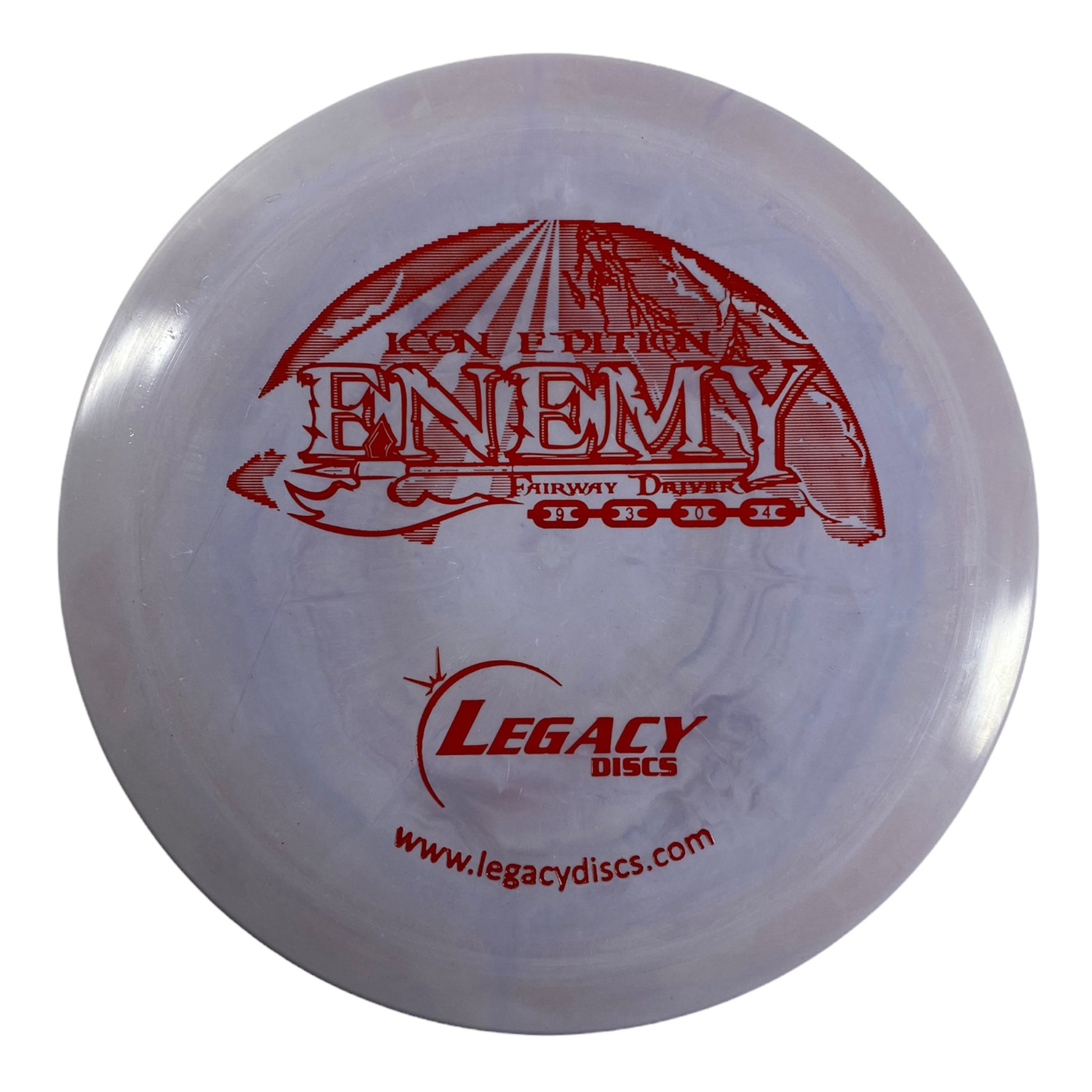 Legacy Discs Enemy | Icon | Purple/Red 167g Disc Golf