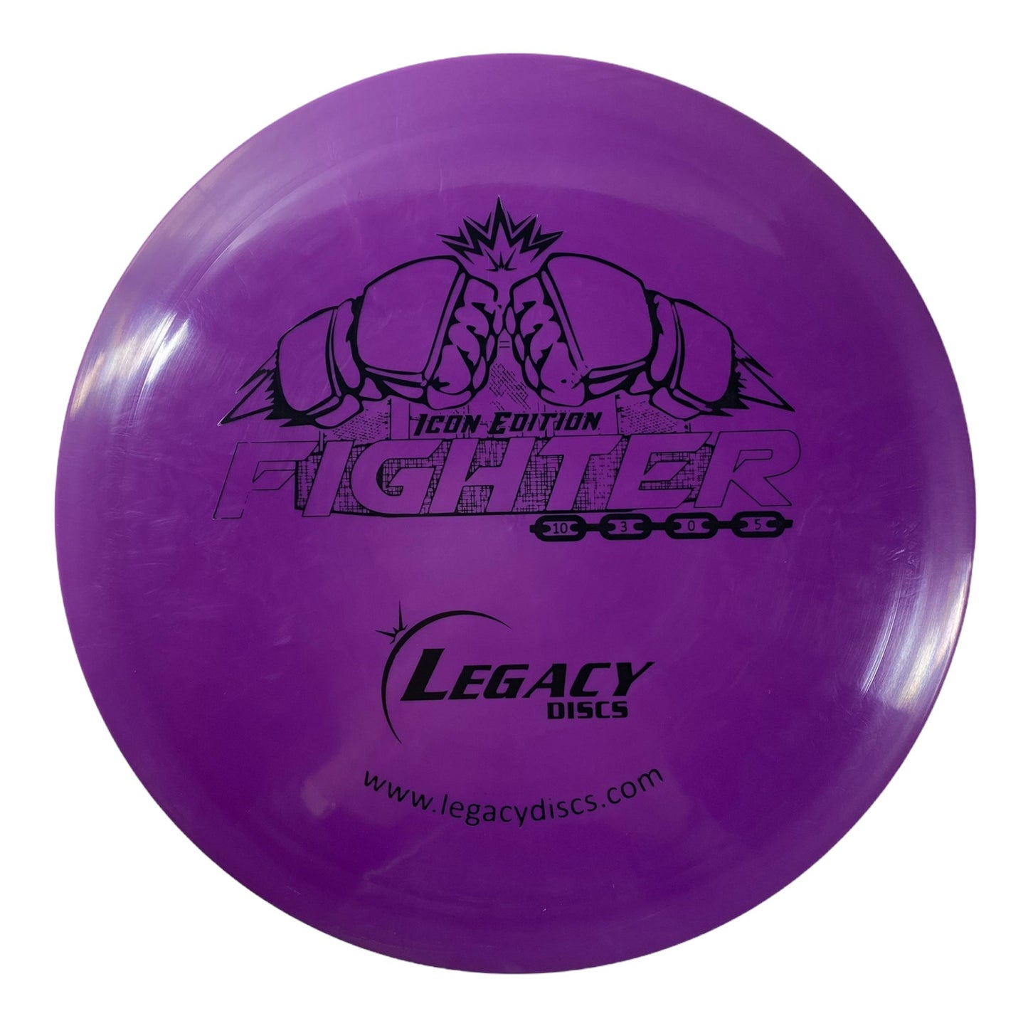 Legacy Discs Fighter | Icon | Purple/Black 173-174g Disc Golf