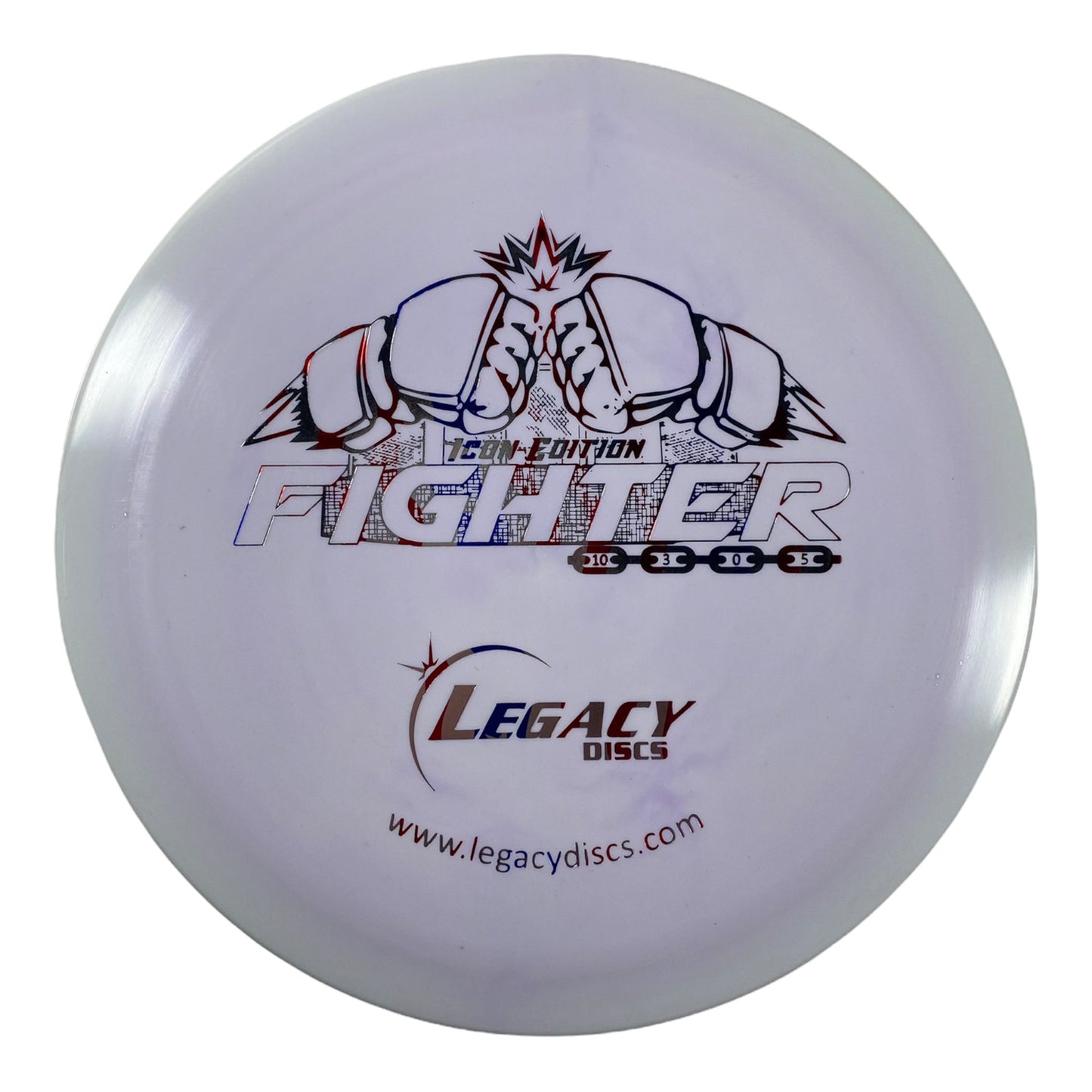 Legacy Discs Fighter | Icon | Purple/USA 174g Disc Golf
