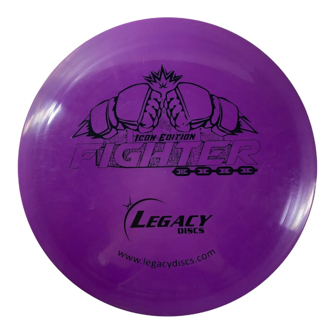 Legacy Discs Fighter | Icon | Purple/Black 173 - 174g Disc Golf