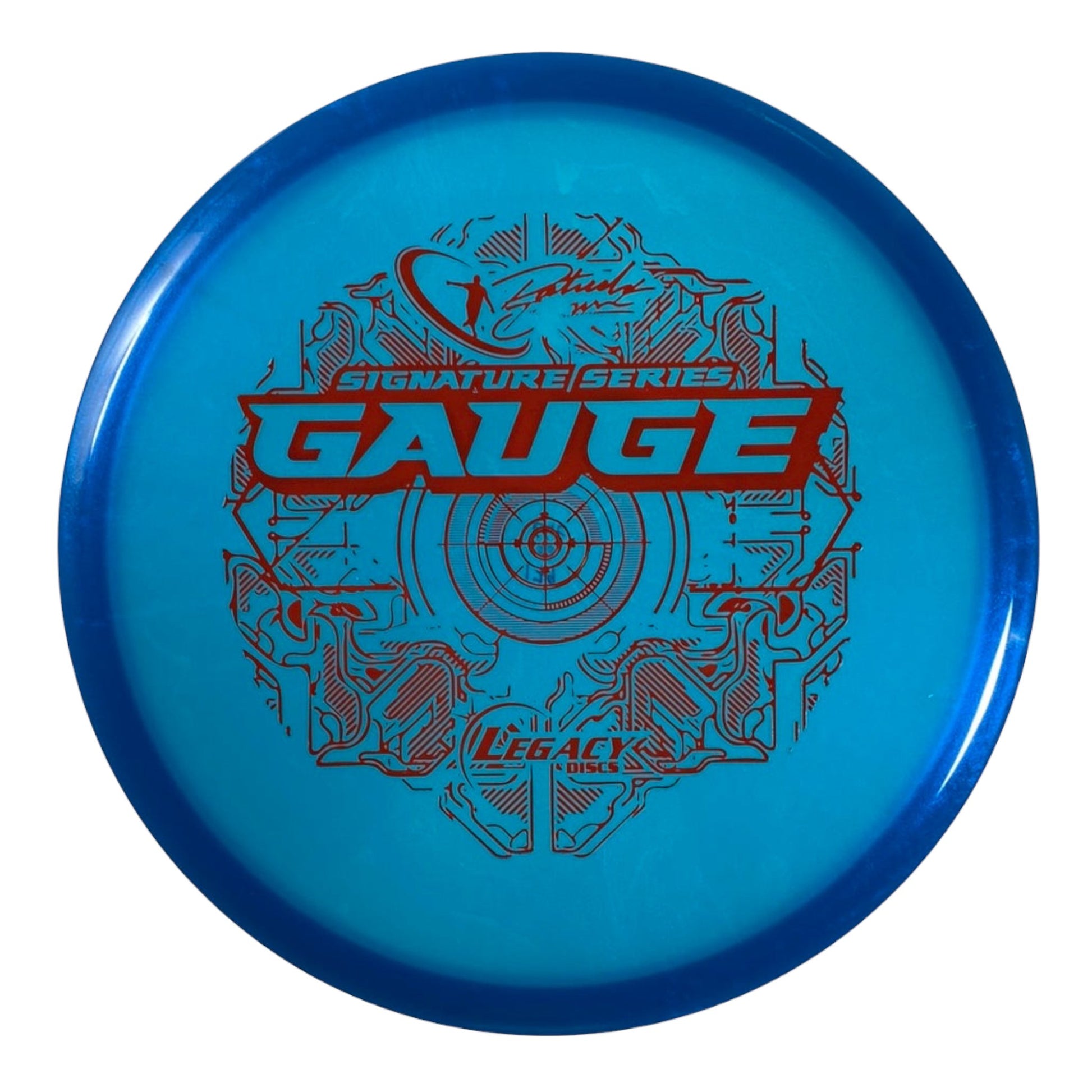 Legacy Discs Gauge | Honey Bee | Blue/Red 179g Disc Golf