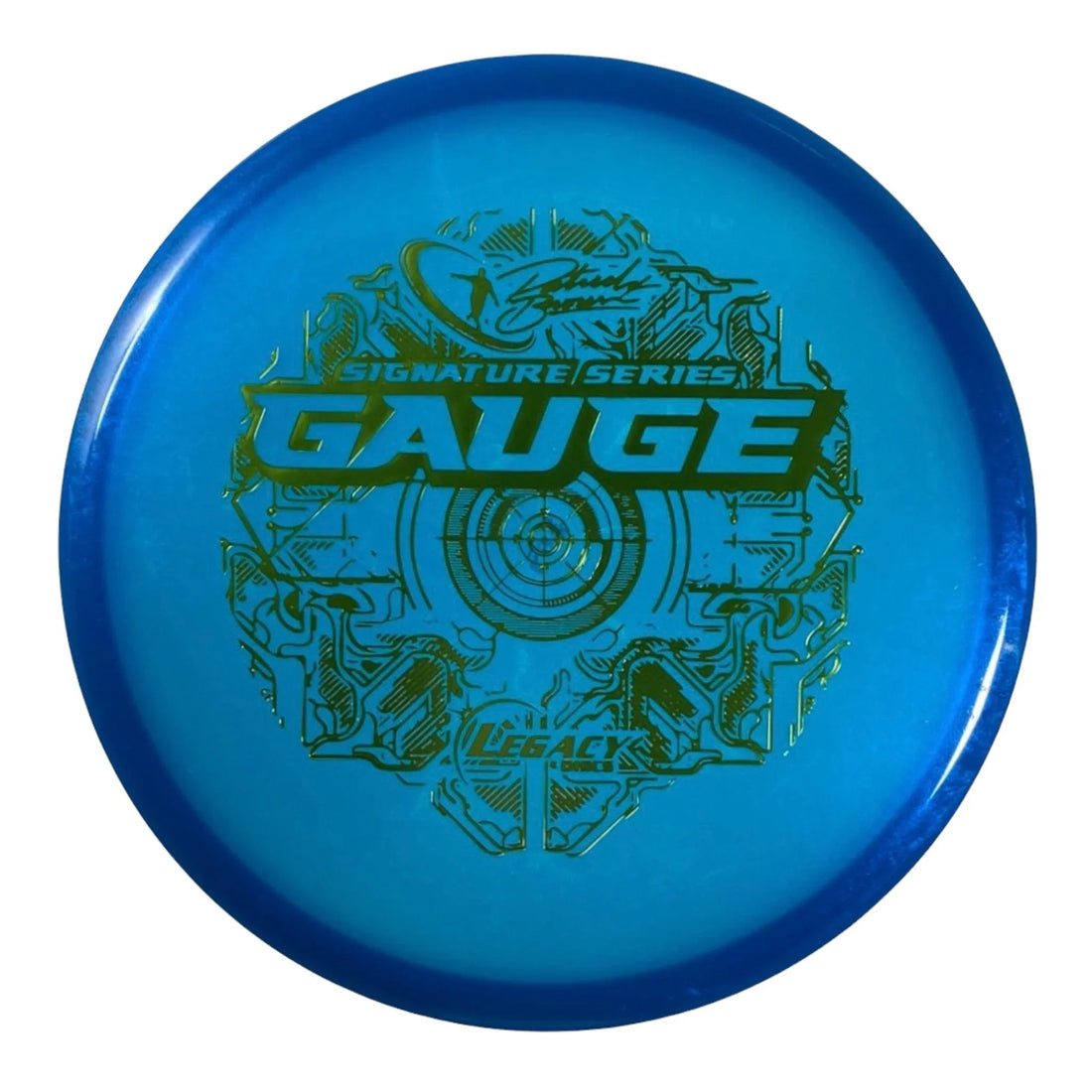 Legacy Discs Gauge | Honey Bee | Blue/Green 180g Disc Golf