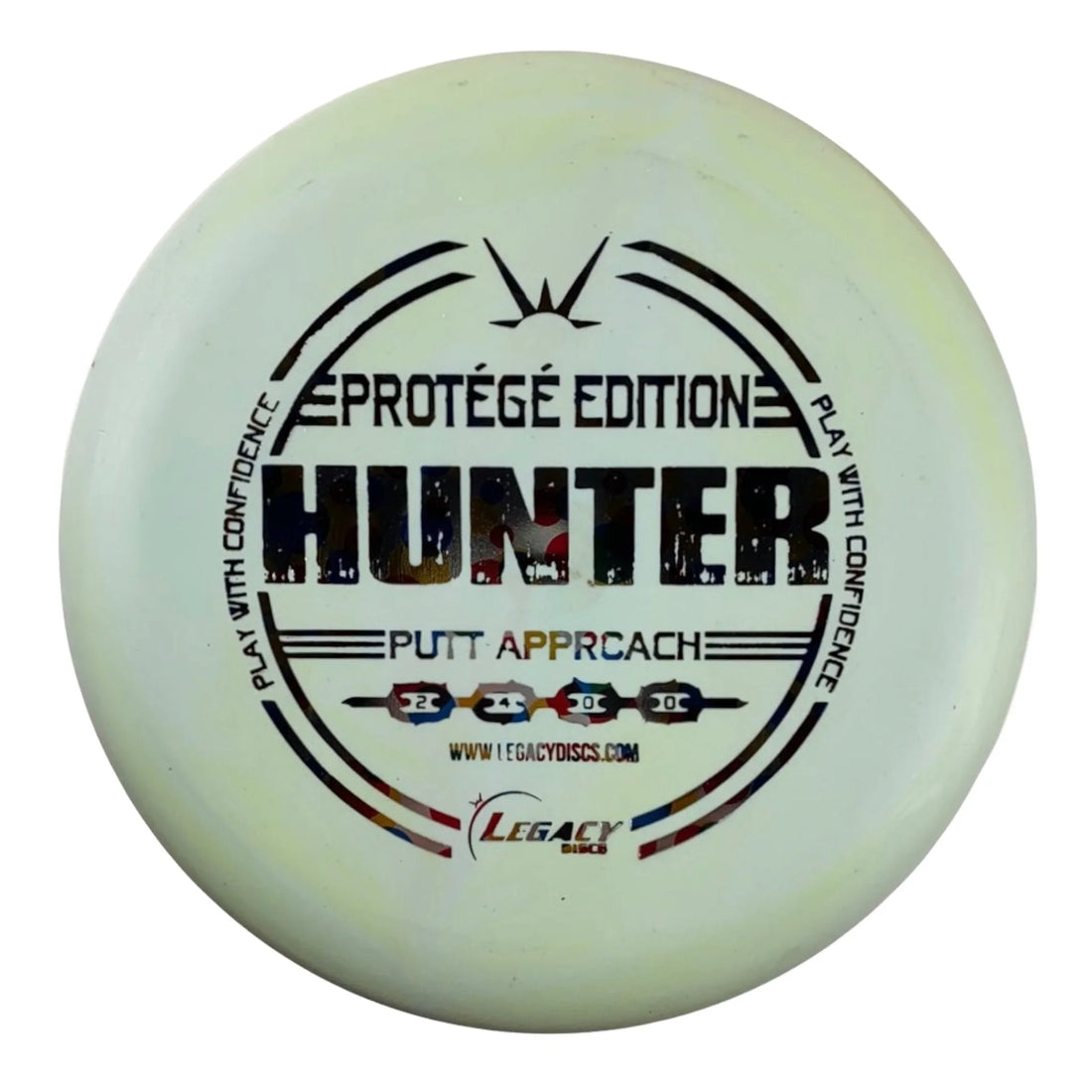 Legacy Discs Hunter | Protégé | Green/Dots 175g Disc Golf