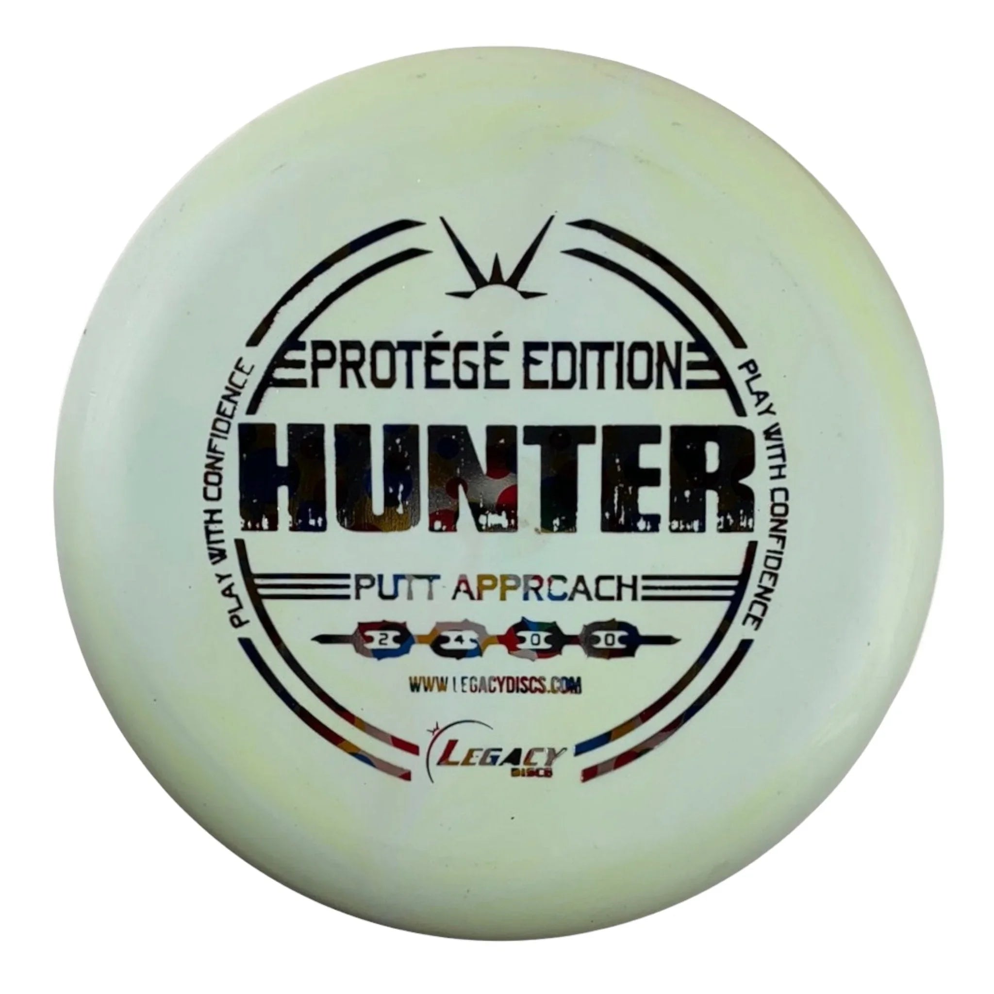 Legacy Discs Hunter | Protégé | Green/Dots 175g Disc Golf
