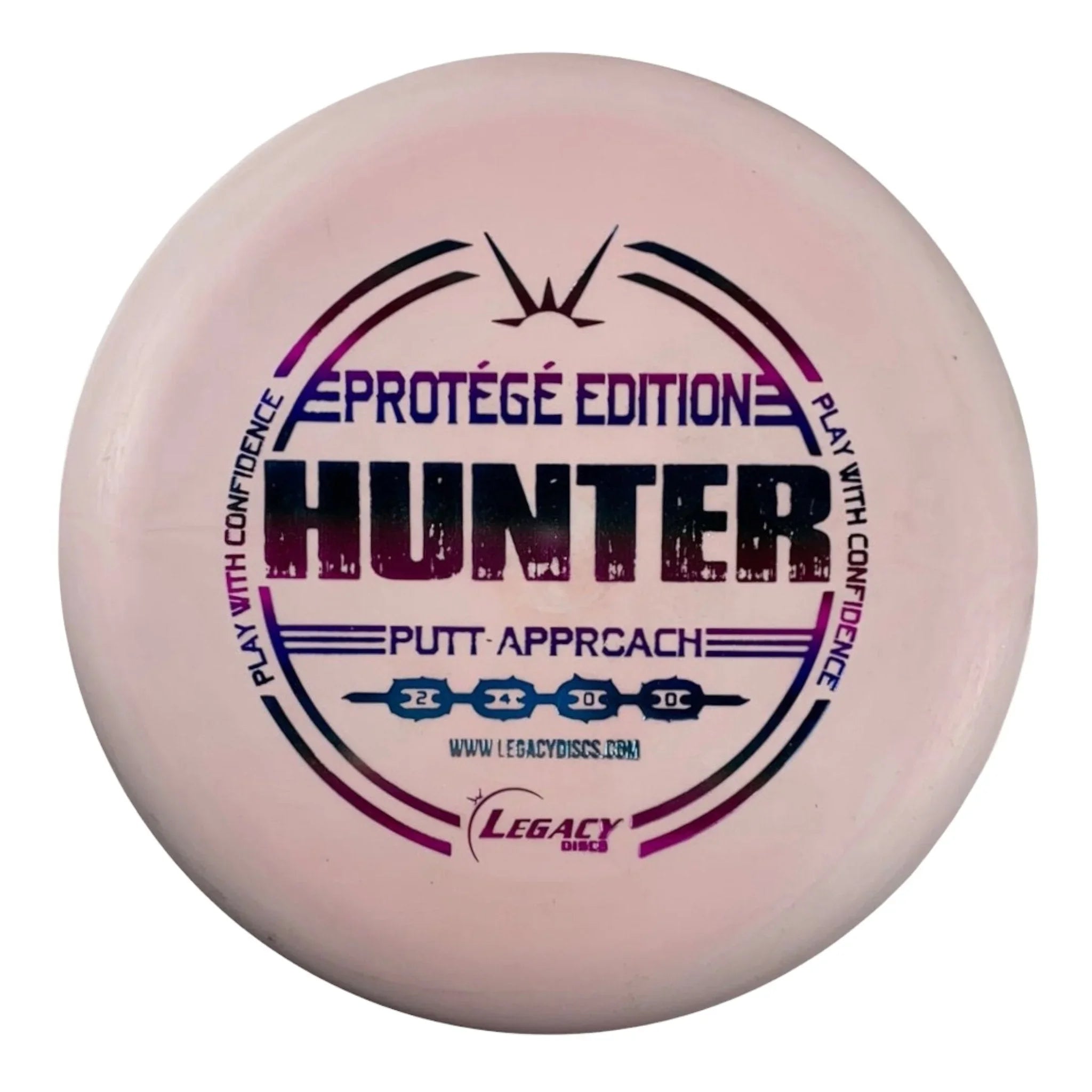 Legacy Discs Hunter | Protégé | Pink/Rainbow 175g Disc Golf