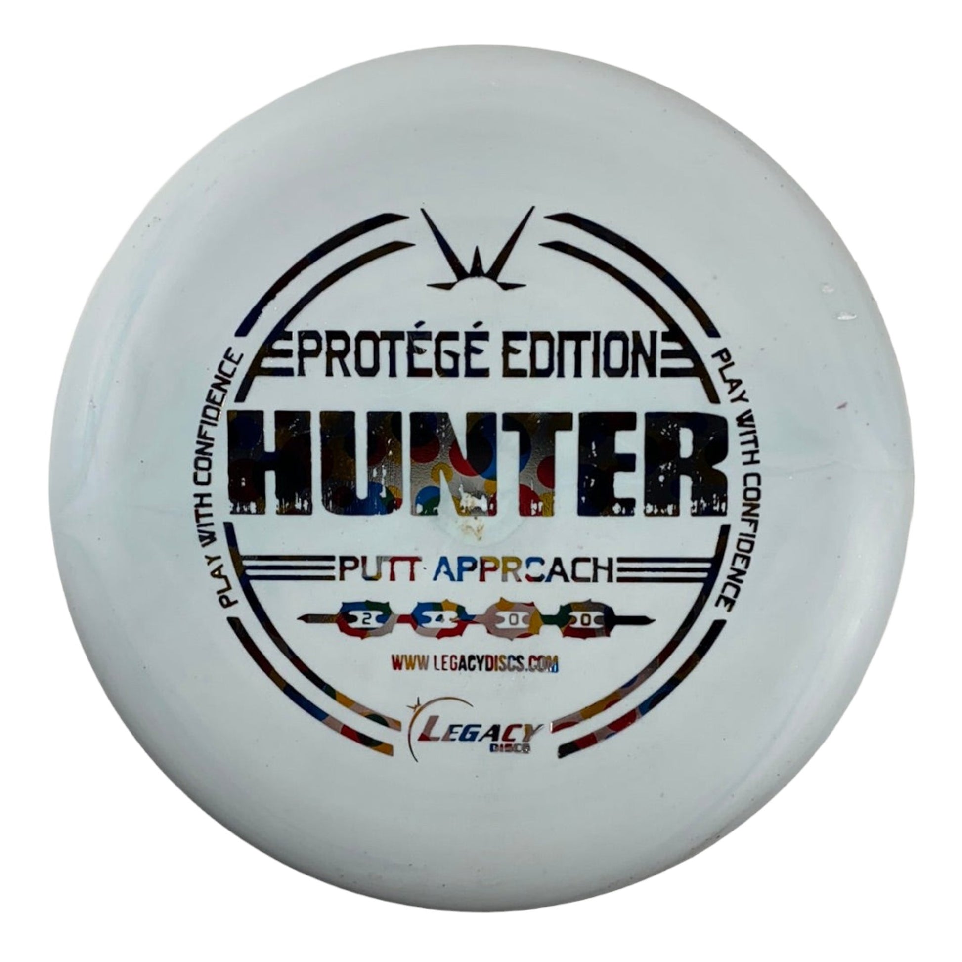 Legacy Discs Hunter | Protégé | White/Dots 175g Disc Golf
