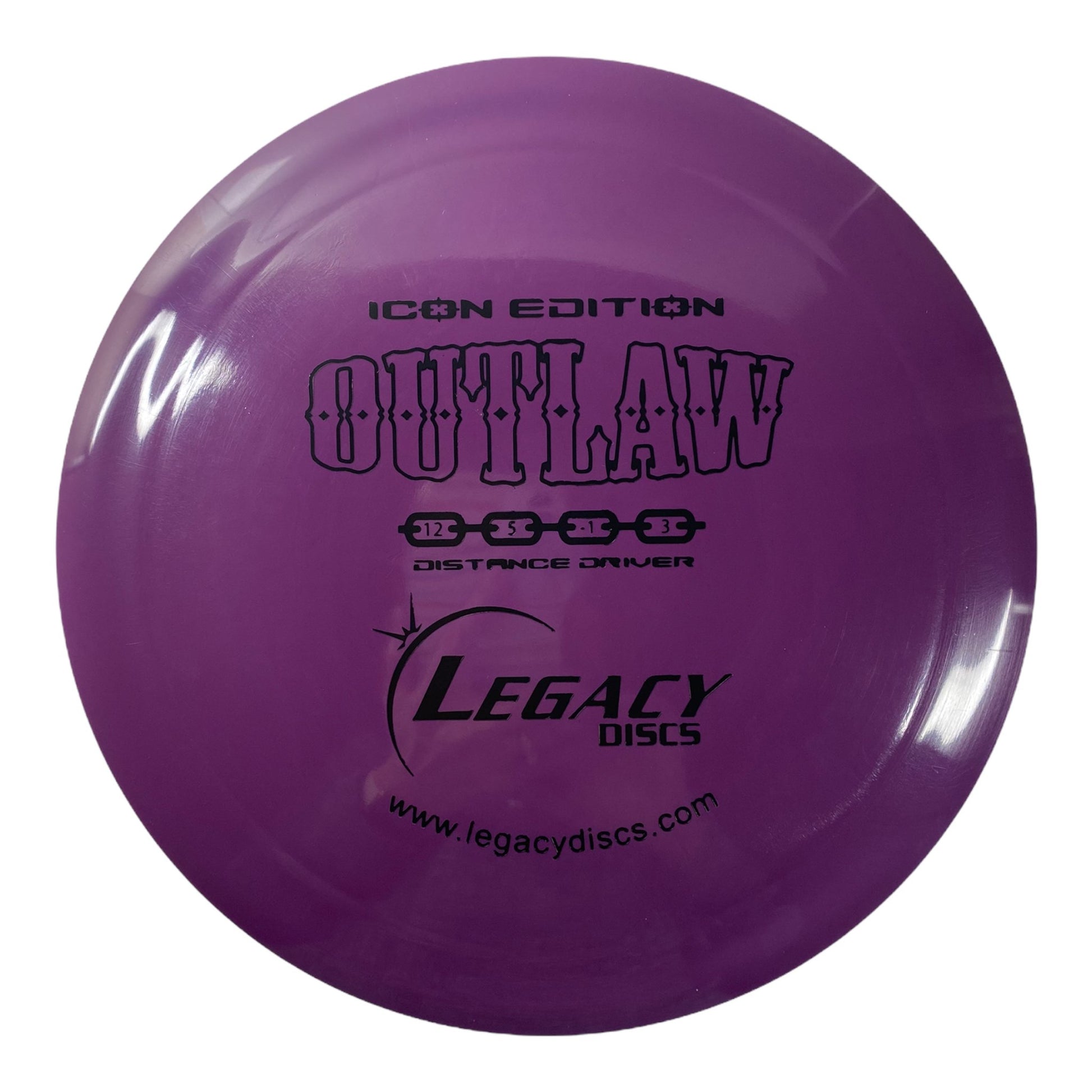 Legacy Discs Outlaw | Icon | Purple/Black 172g Disc Golf