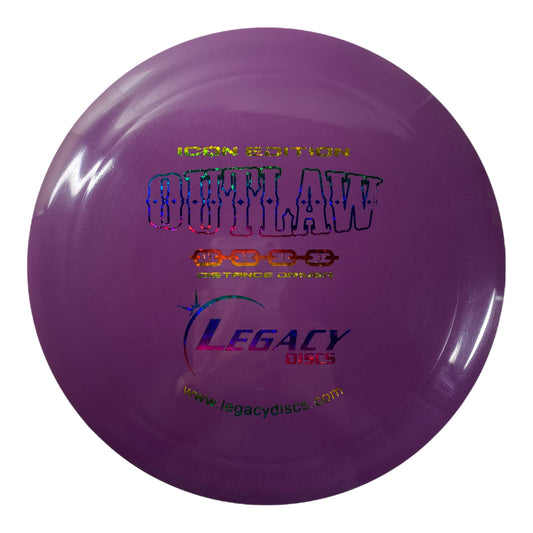 Legacy Discs Outlaw | Icon | Purple/Rainbow 174g Disc Golf
