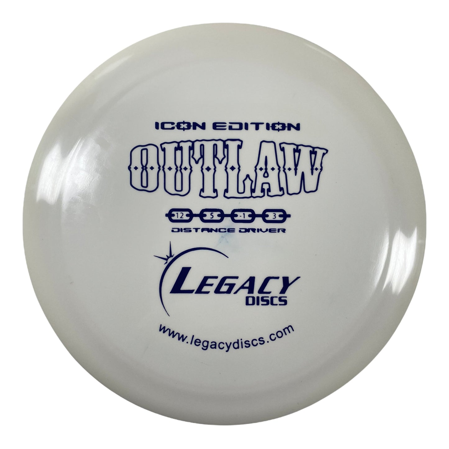 Legacy Discs Outlaw | Icon | White/Black 175g Disc Golf