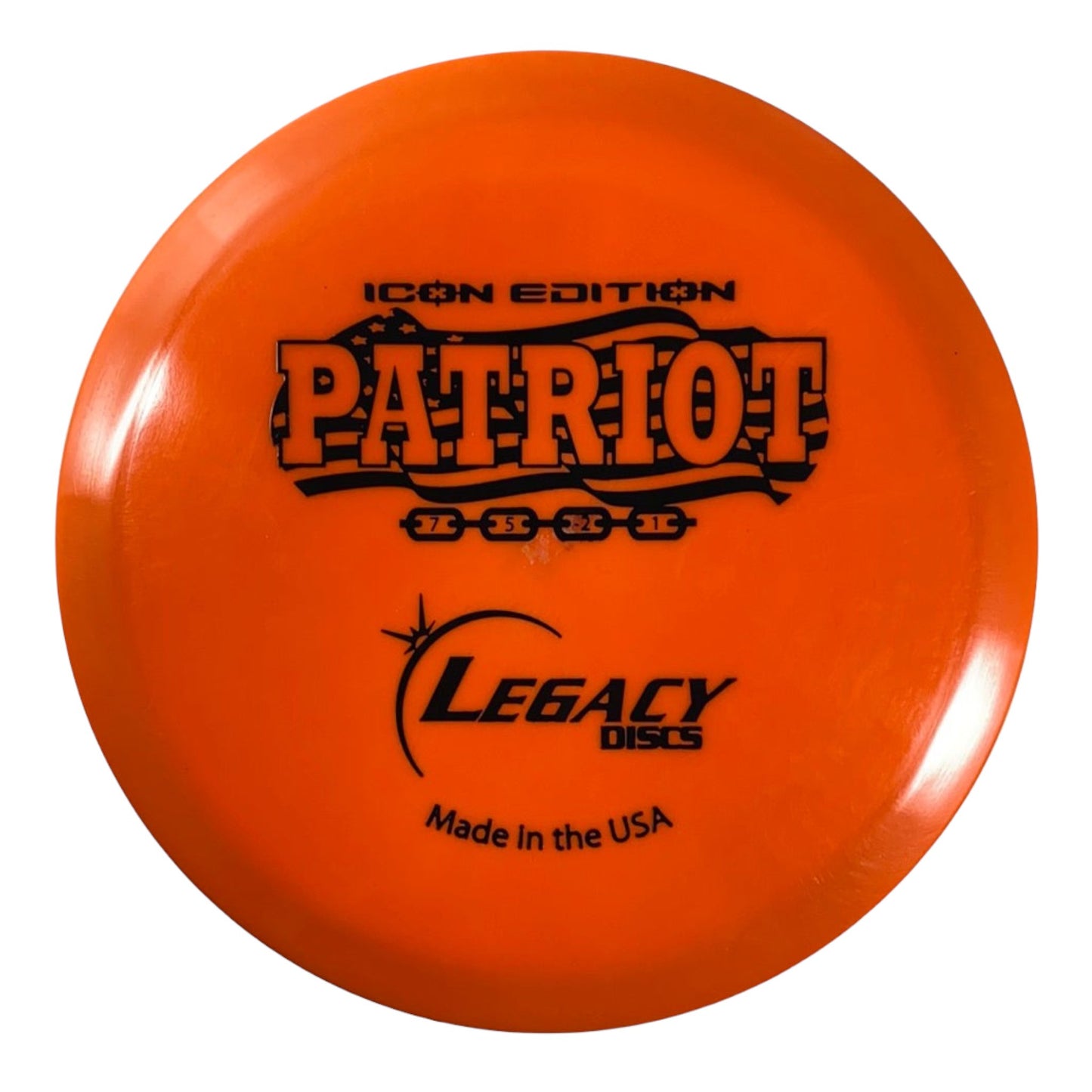 Legacy Discs Patriot | Icon | Orange/Black 175g Disc Golf