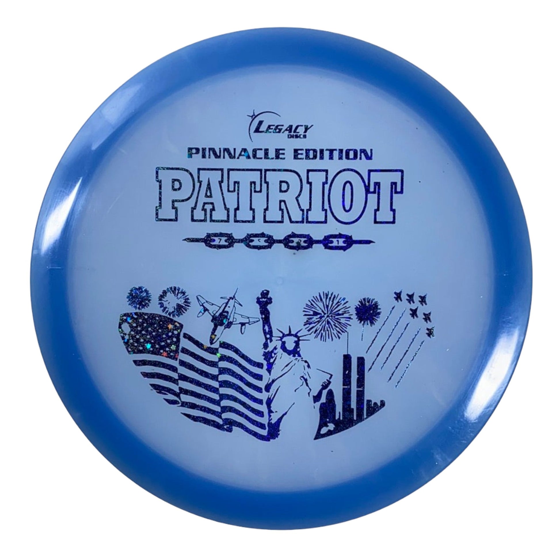 Legacy Discs Patriot | Pinnacle | Blue/Blue 175g Disc Golf