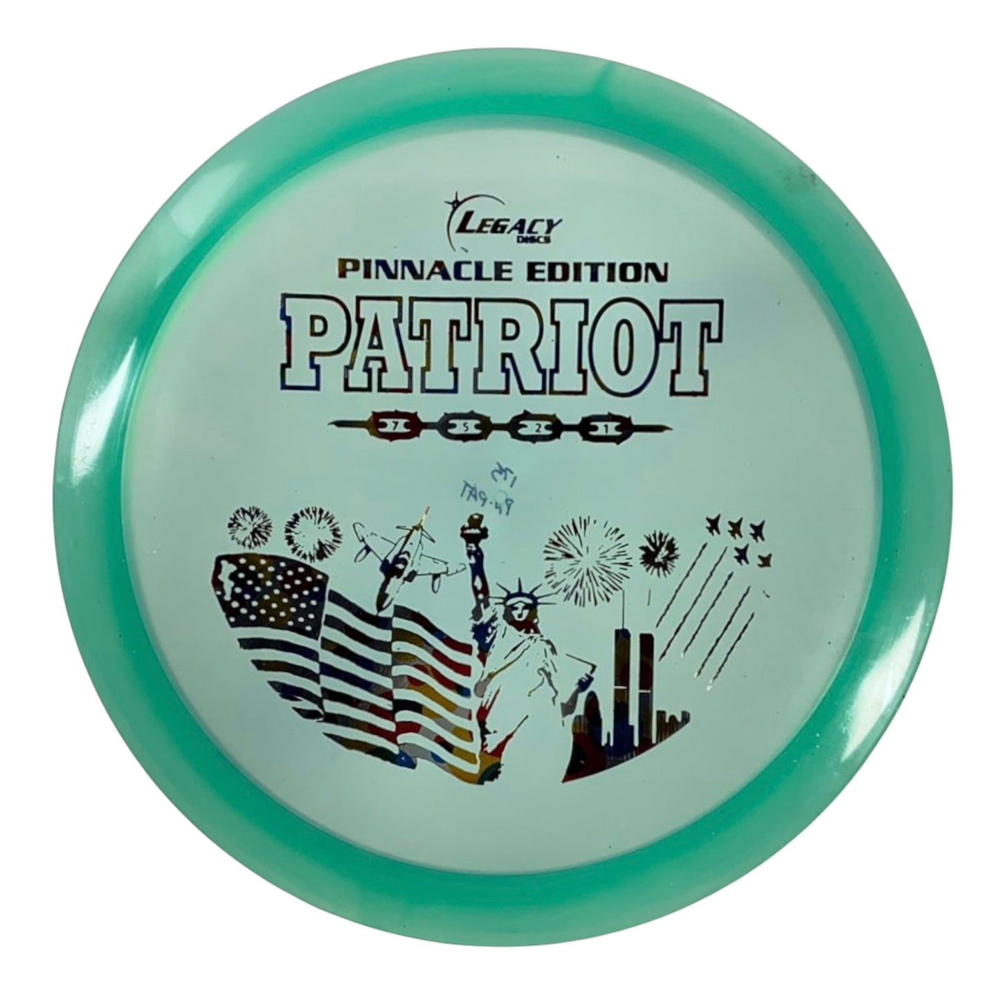 Legacy Discs Patriot | Pinnacle | Blue/Green 175g Disc Golf