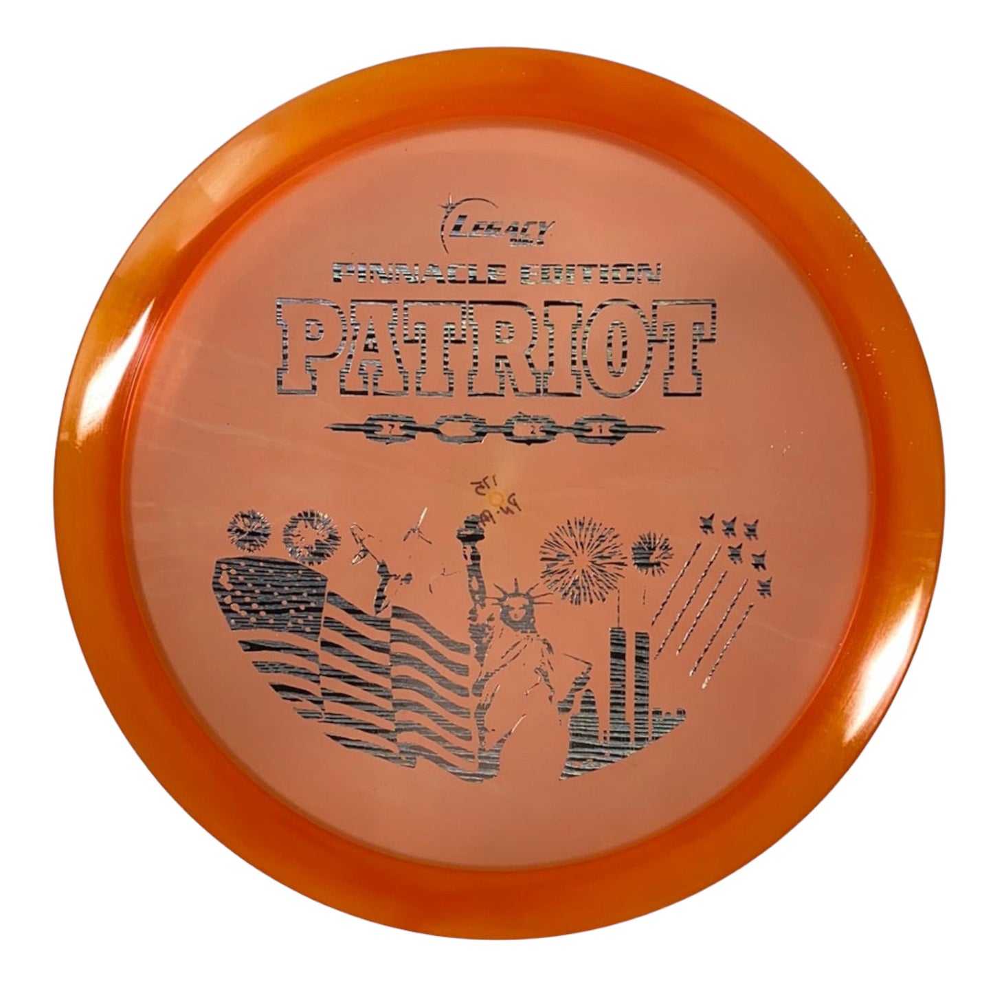 Legacy Discs Patriot | Pinnacle | Orange/Silver 175g Disc Golf