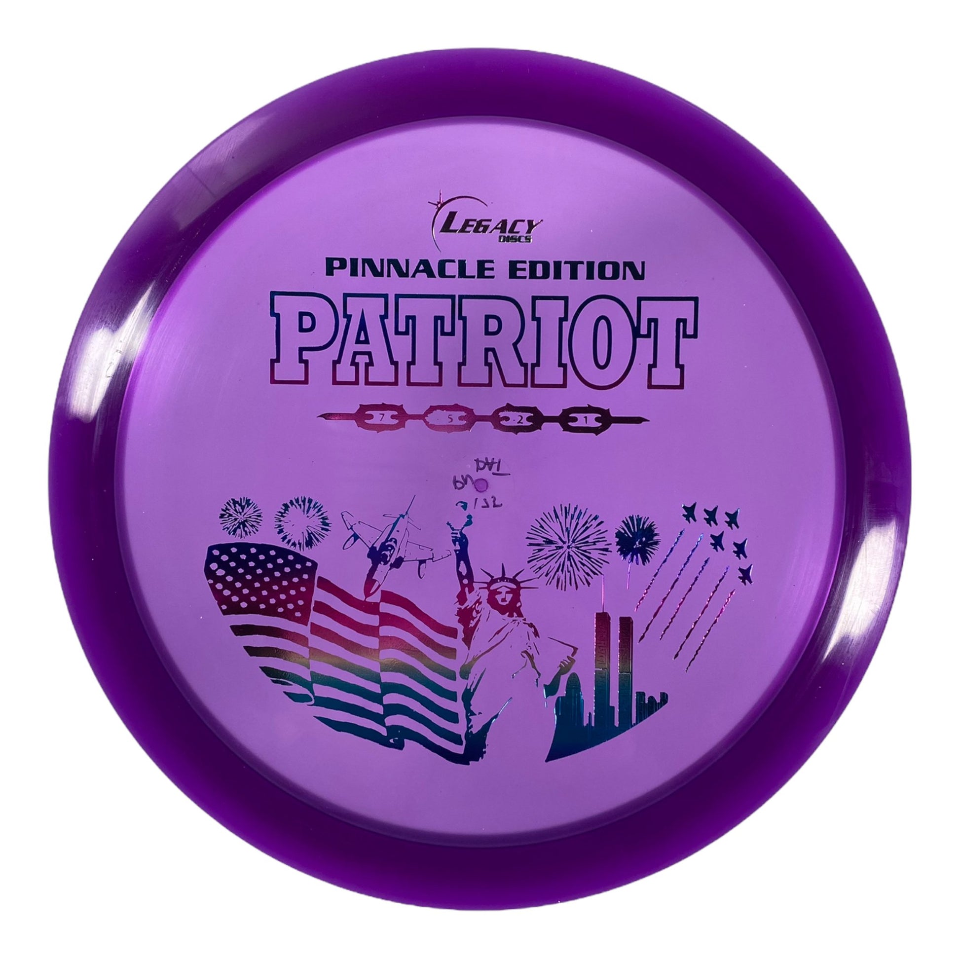 Legacy Discs Patriot | Pinnacle | Purple/Rainbow 175g Disc Golf