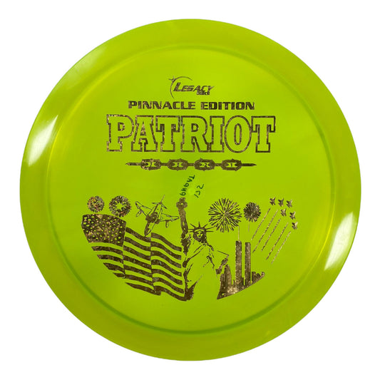 Legacy Discs Patriot | Pinnacle | Yellow/Gold 175g Disc Golf