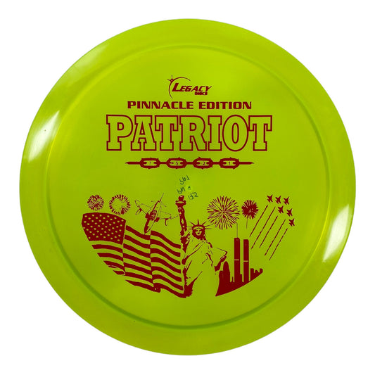 Legacy Discs Patriot | Pinnacle | Yellow/Red 175g Disc Golf