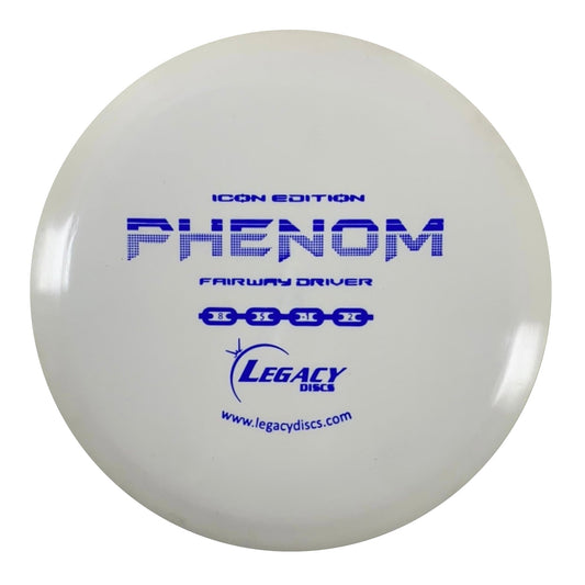 Legacy Discs Phenom | Icon | White/Blue 172-176g Disc Golf